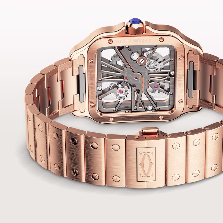 CARTIER SANTOS DE CARTIER Rose Gold 39.7 mm WHSA0016