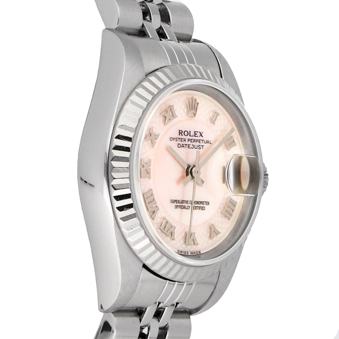 Rolex Super Clone Watch : Datejust 79174 PNK MOP GUIL ROM JUB