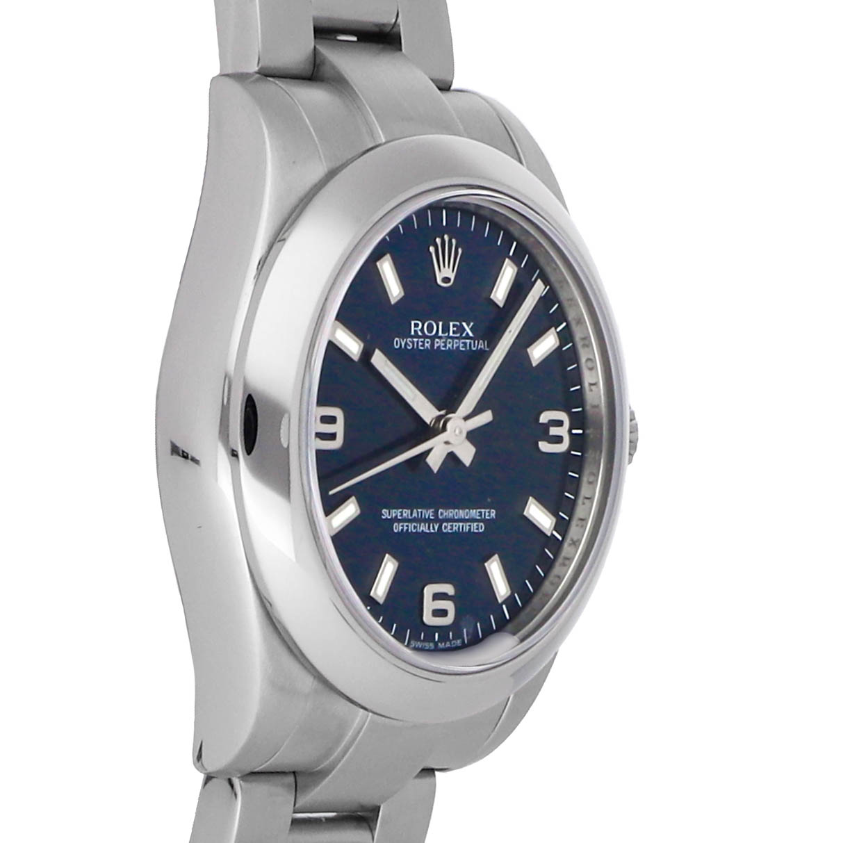 Rolex Super Clone Watch : Oyster Perpetual 177200 BLU IX AR OYS
