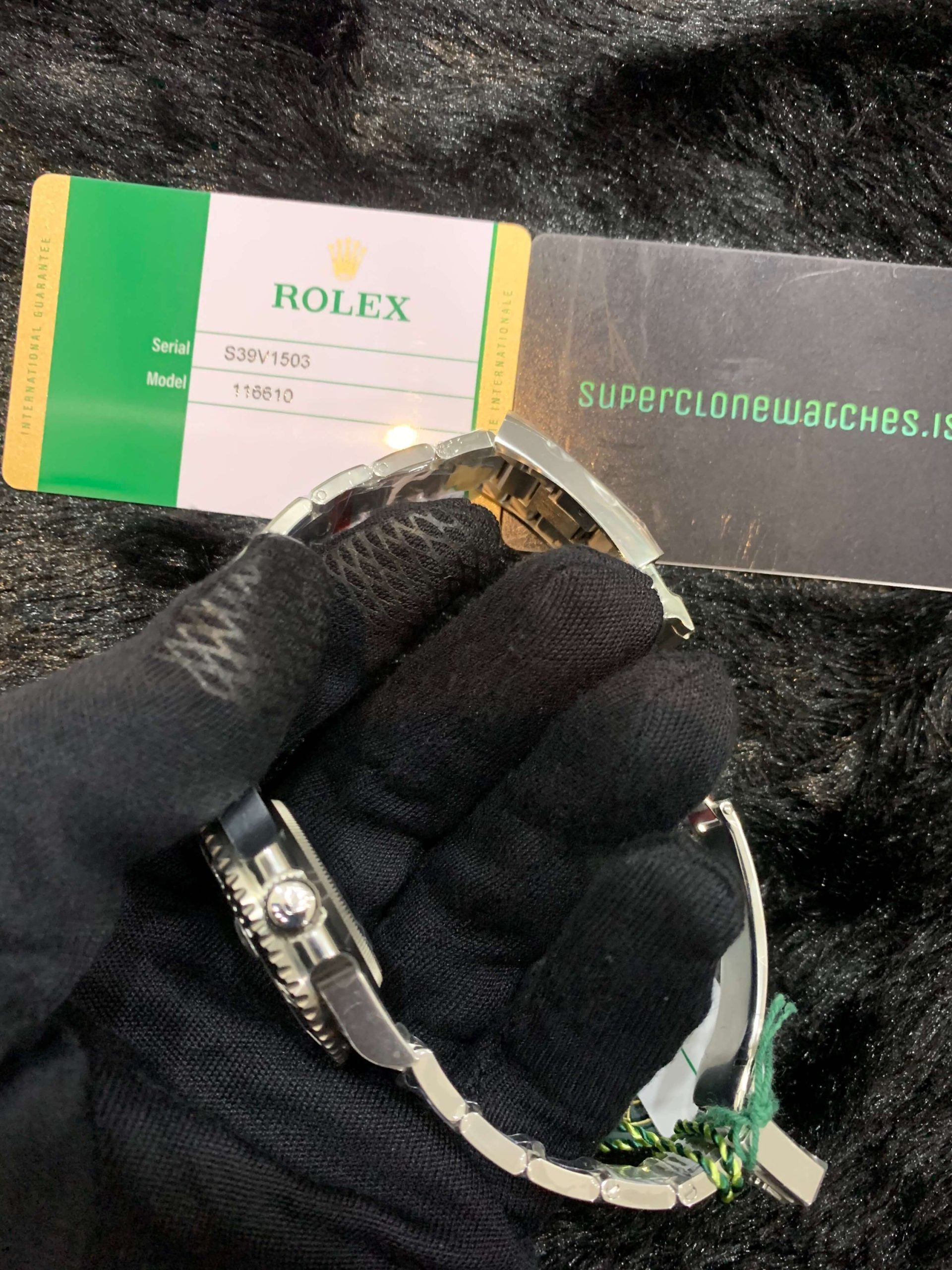 Rolex Submariner 116610 Super Clone Black Face