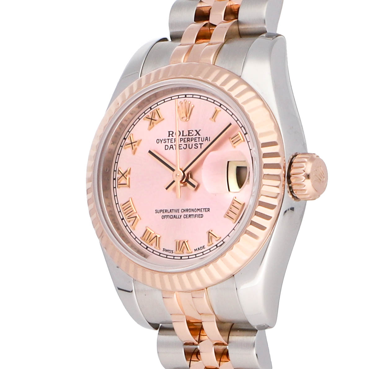 Rolex Super Clone Watch : Datejust 179171 PNK ROM JUB