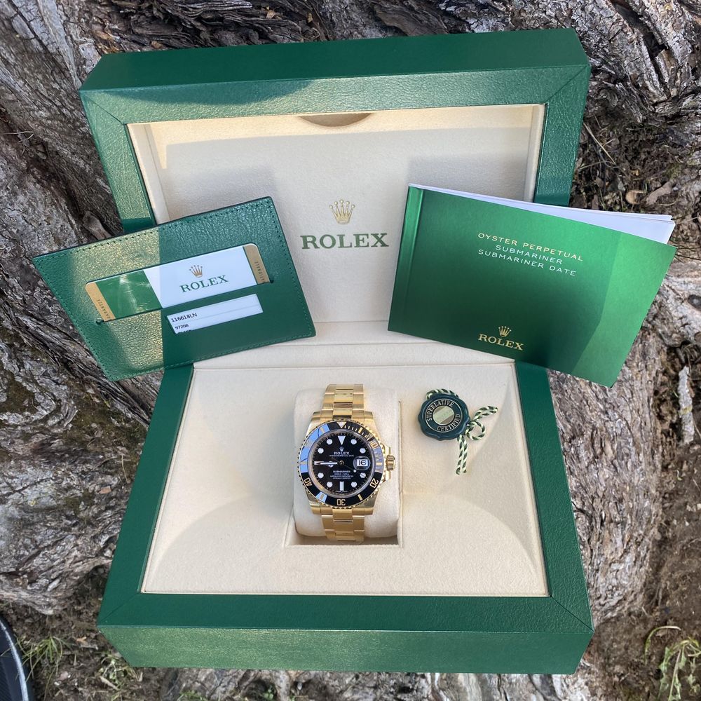 Rolex Submariner 116618LN-97208 black dial watch