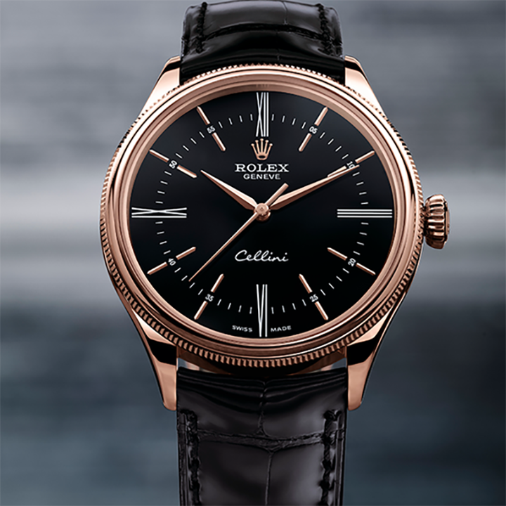 Rolex Cellini Men’s 39mm m50505-0009 Automatic Leather Strap