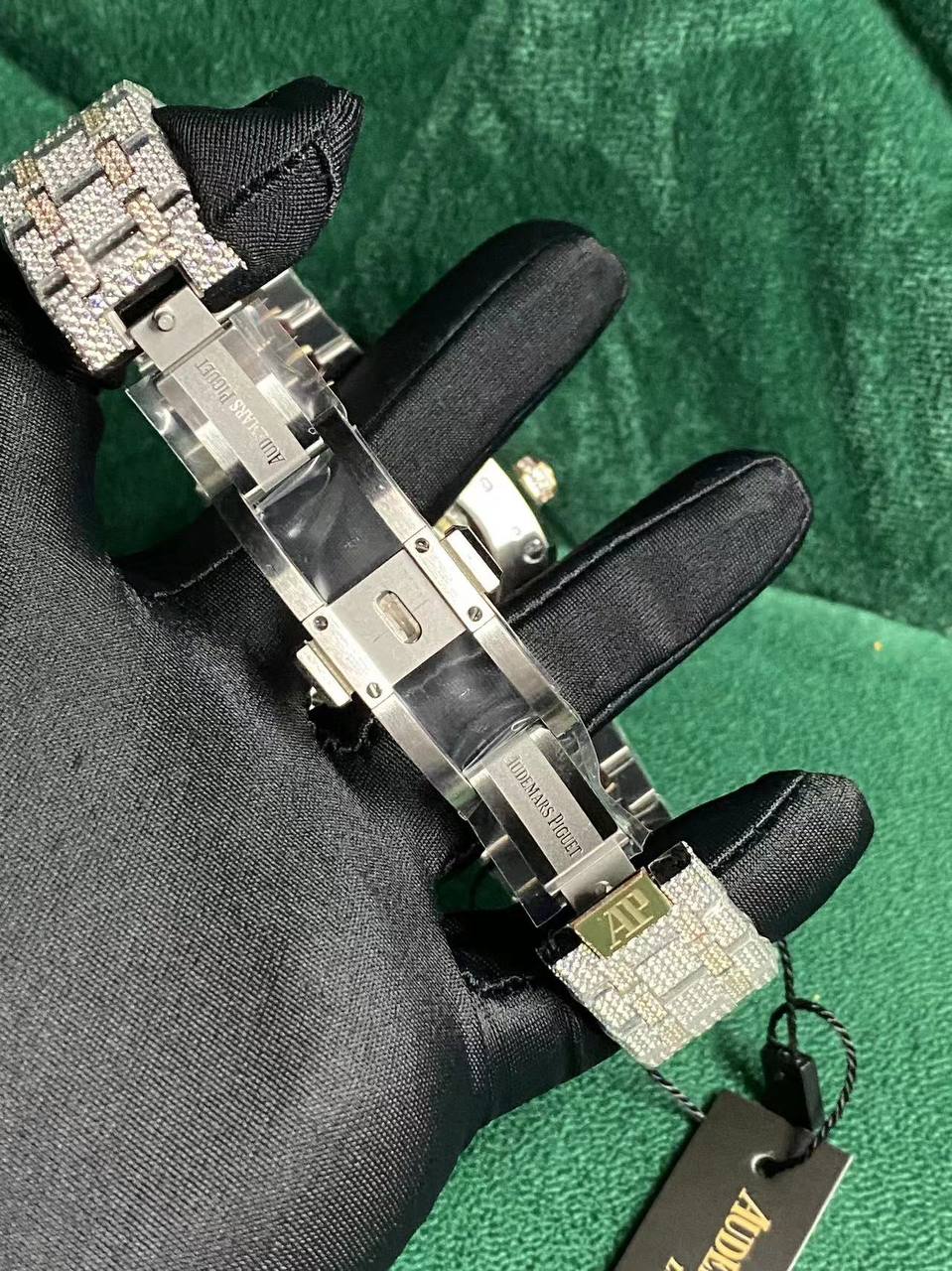 Audemars Piguet Royal Oak Selfwinding 41 mm, Steel/Rose Gold, Gem Set Ref. 15400SR.OO.1220SR.01