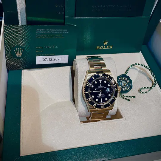 Rolex Rolex Perpetual Submariner -m126618ln-0002（Black dial）