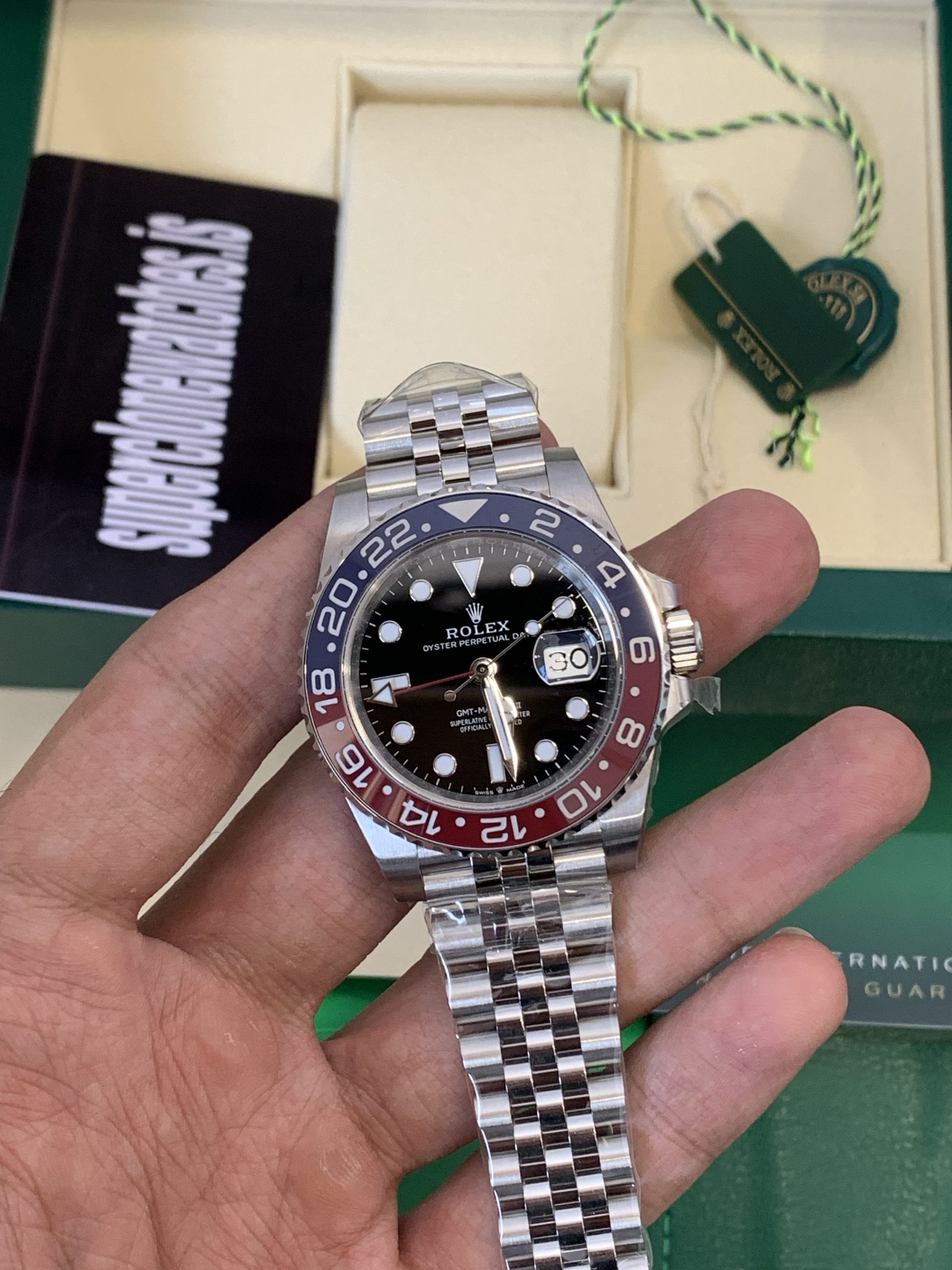 1:1 Rolex GMT II Pepsi Super Clone – Swiss 3285 Movement