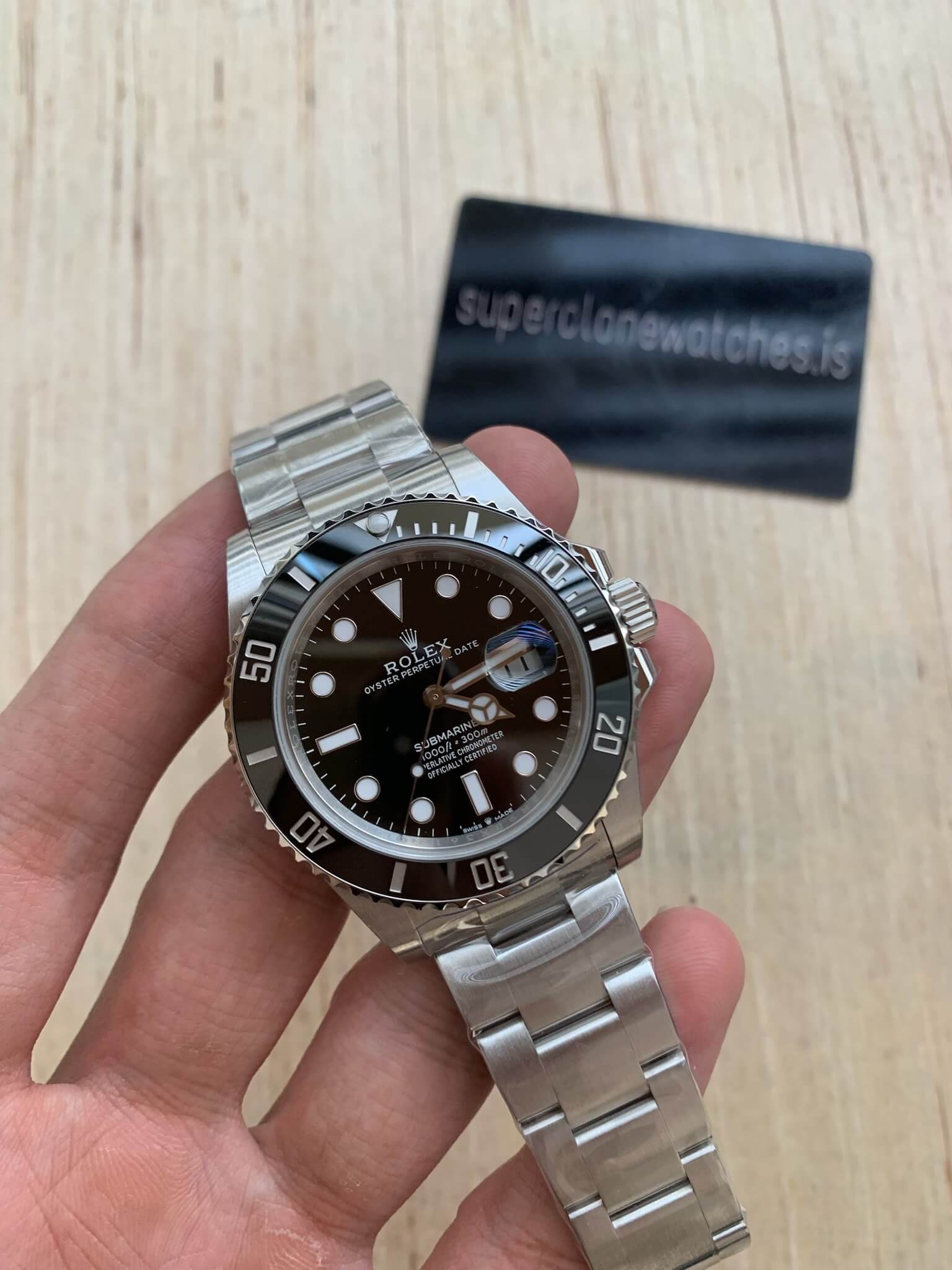 Rolex Submariner Ref126610LN Black Dial 41 mm Swiss 3235 Clone Movement