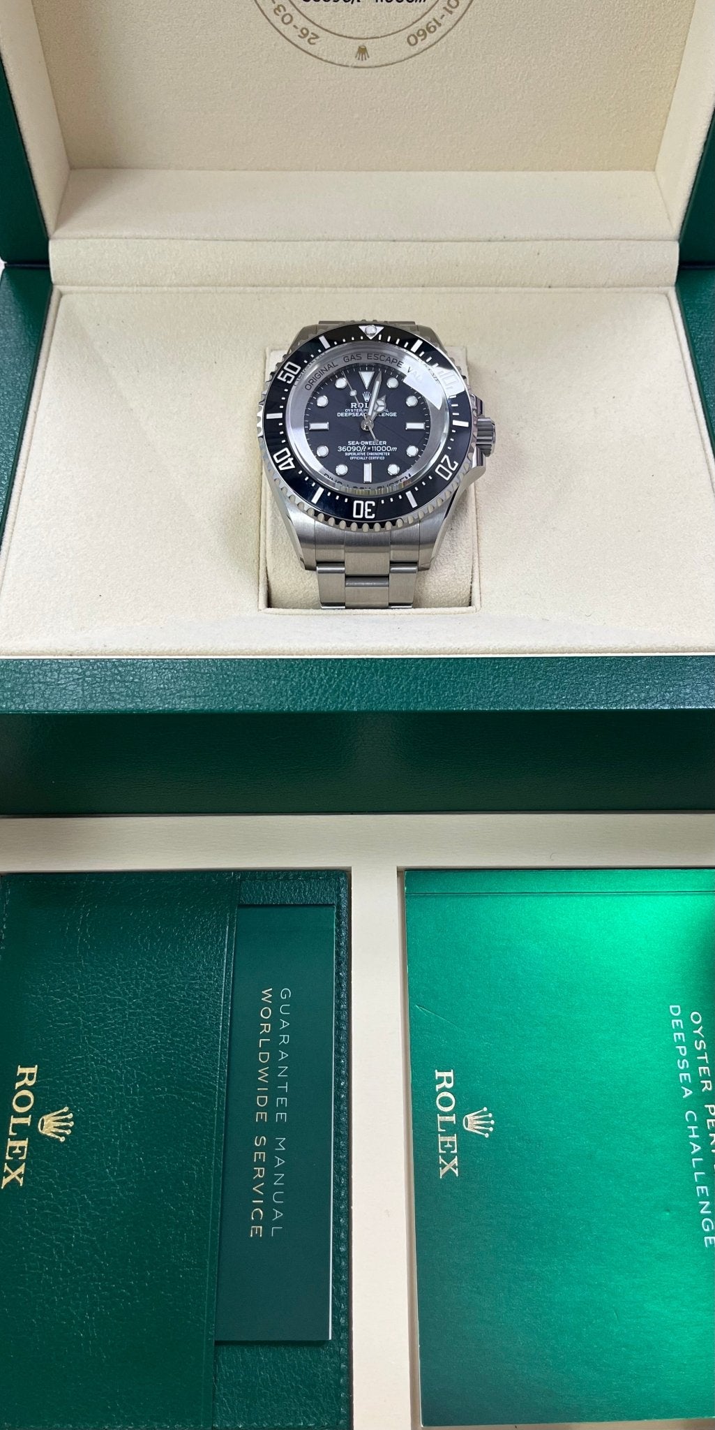 Rolex Sea-Dweller Deepsea Challenge Black Dial 50mm RLX Titanium 126067