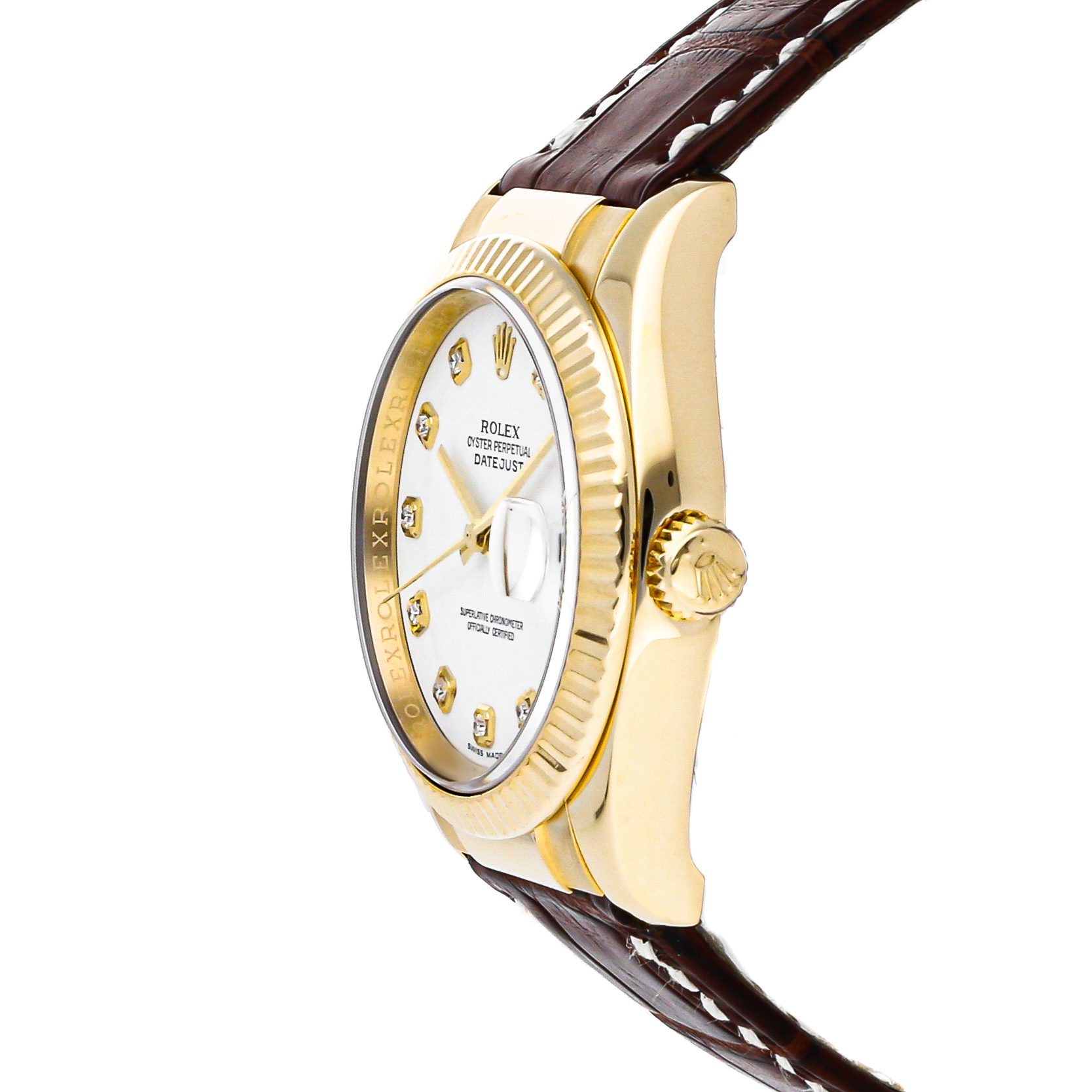 Rolex Super Clone Watch : Datejust 116138 WHT DI DB