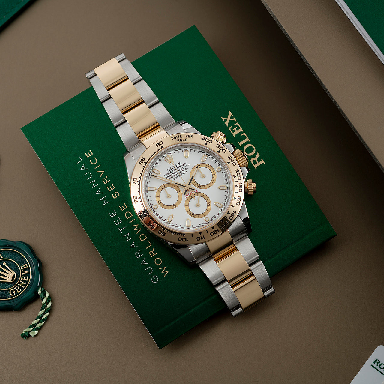 Rolex Daytona Steel & Gold White Dial 116503