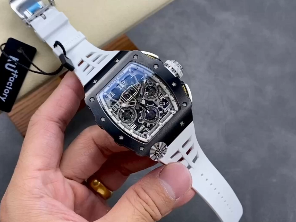 Richard Mille Titanium Black/White Replica RM11-03