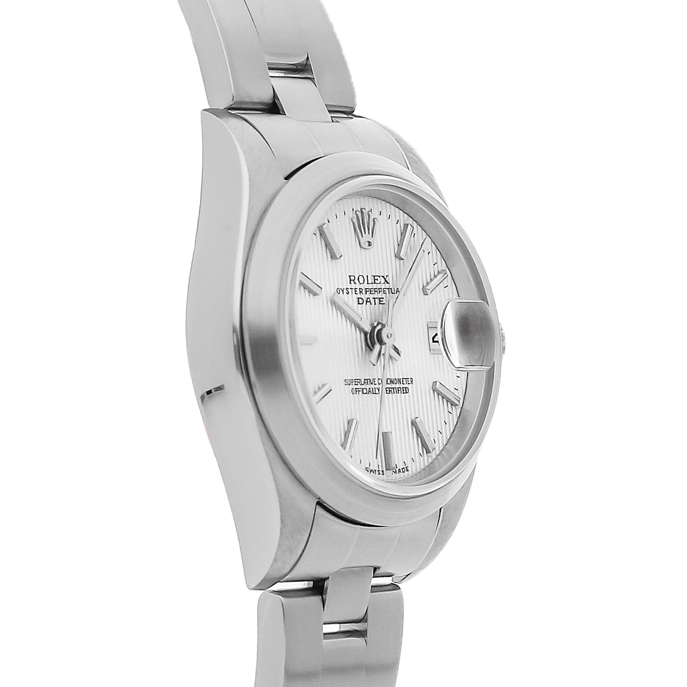 Rolex Super Clone Watch : Oyster Perpetual Date 79160 SLV TAP OYS