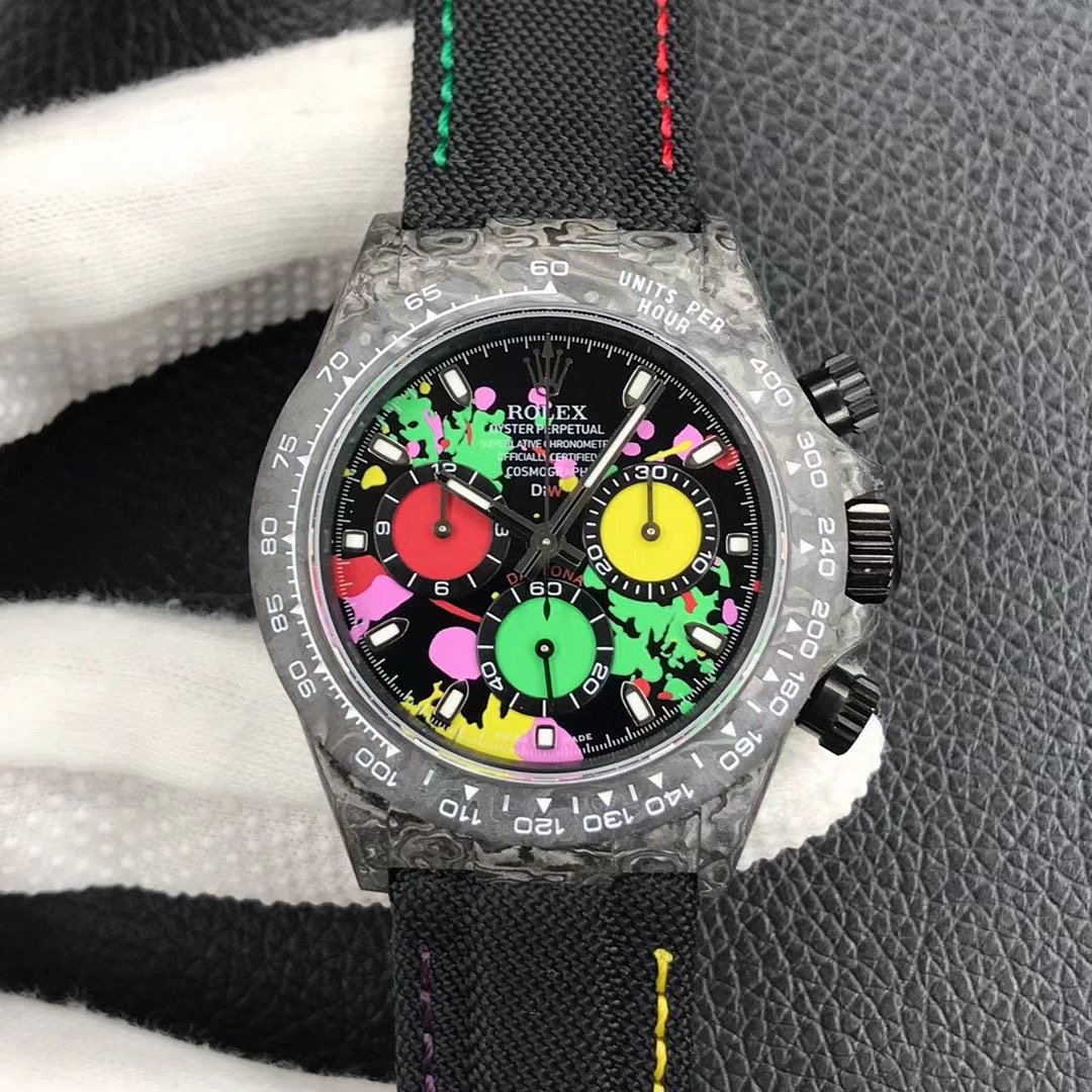 Rolex Cosmograph Daytona Carbon Motley Watch