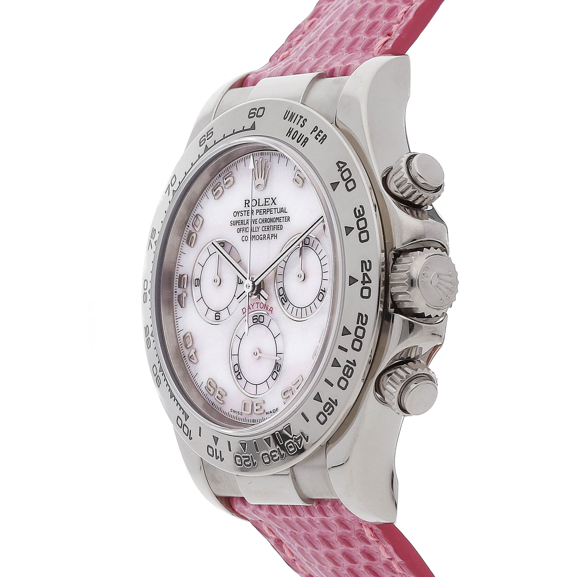 Rolex Super Clone Watch : Daytona Cosmograph 116519 PNK MOP AR DB