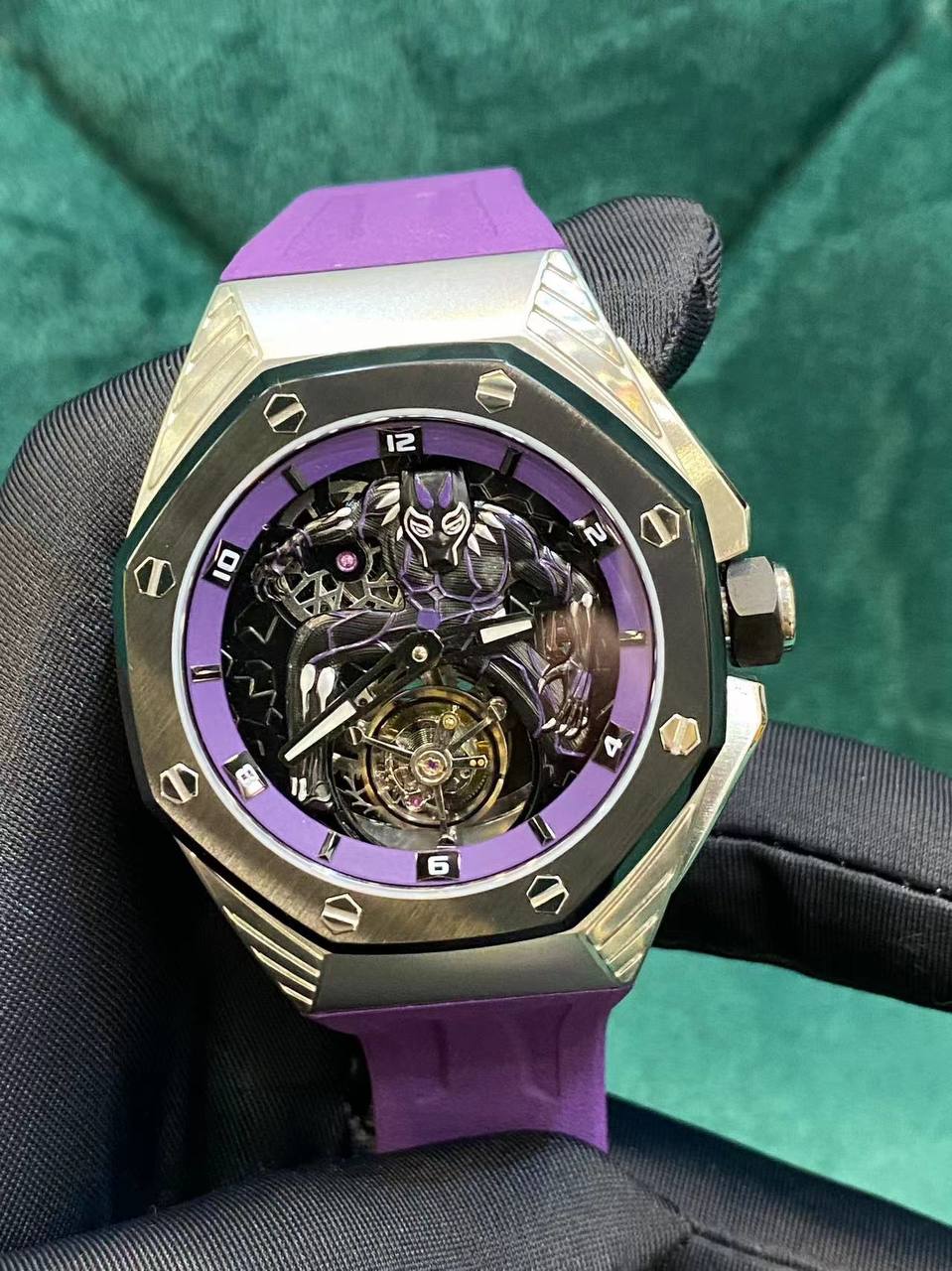 Audemars Piguet “Black Panther” Flying Tourbillon 42 mm, Titanium Ref. 26620IO.OO.D077CA.01