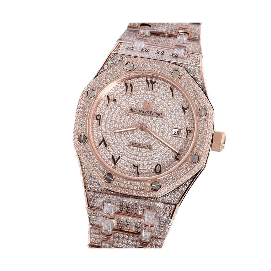 Audemars Piguet Royal Oak 42 mm, Rose Gold Gem Set Arabic Ref. 15400SR.OO.1220SR.02