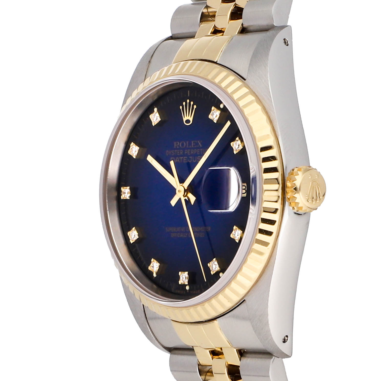 Rolex Super Clone Watch : Datejust 16233 BLU GRD SM JUB