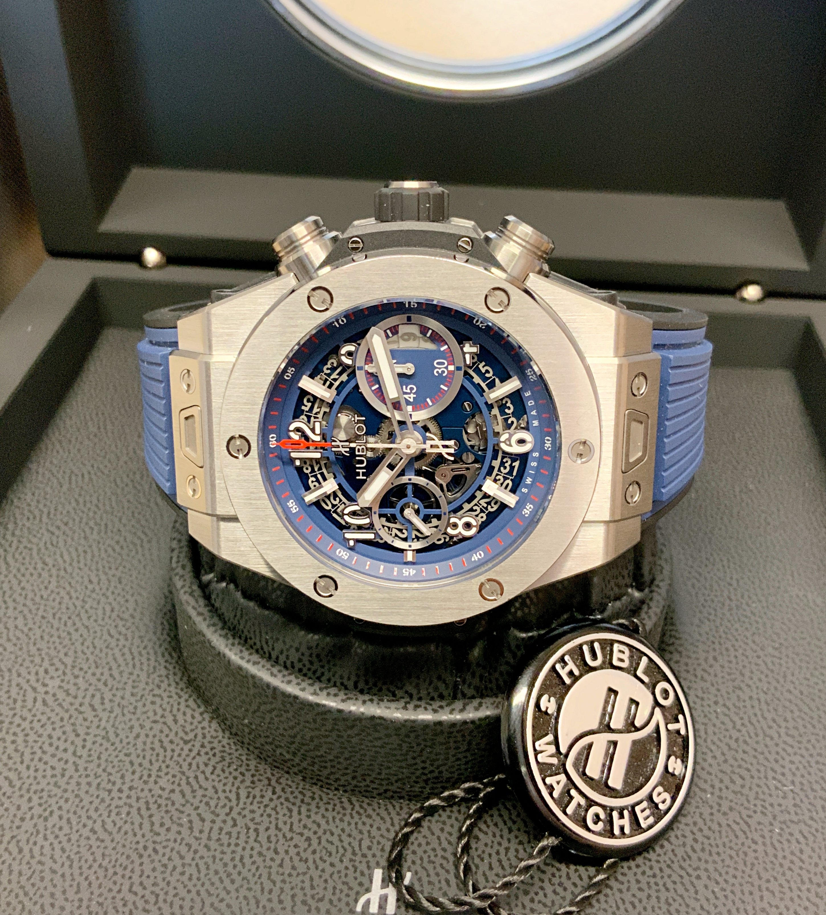 Hublot Transparent Blue Replica