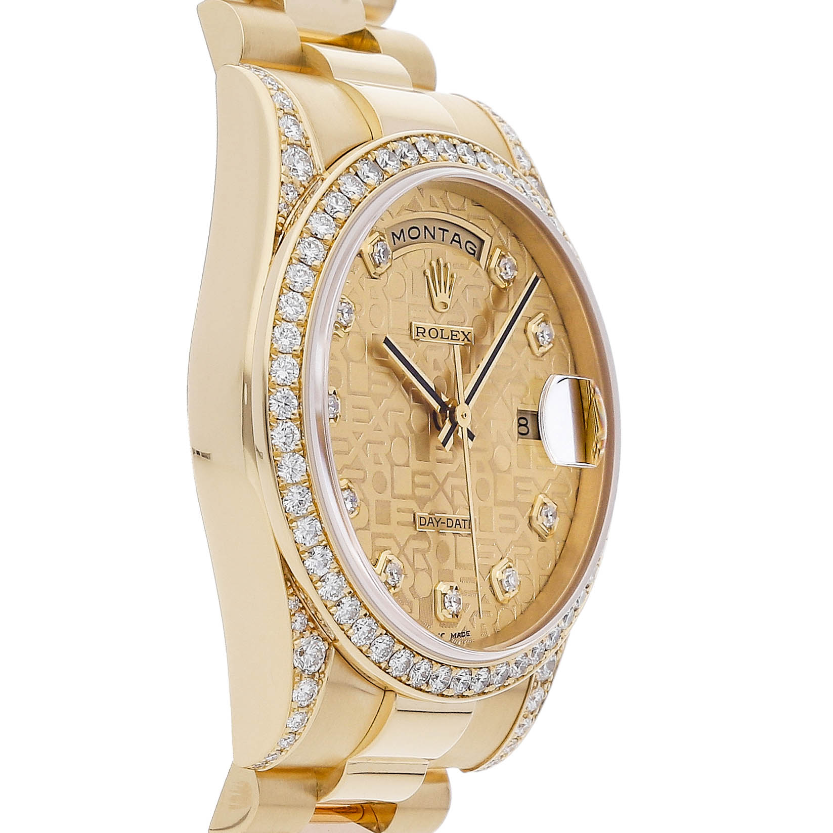 Rolex Super Clone Watch : Day-Date 118388 CHP JUB DIA PRS