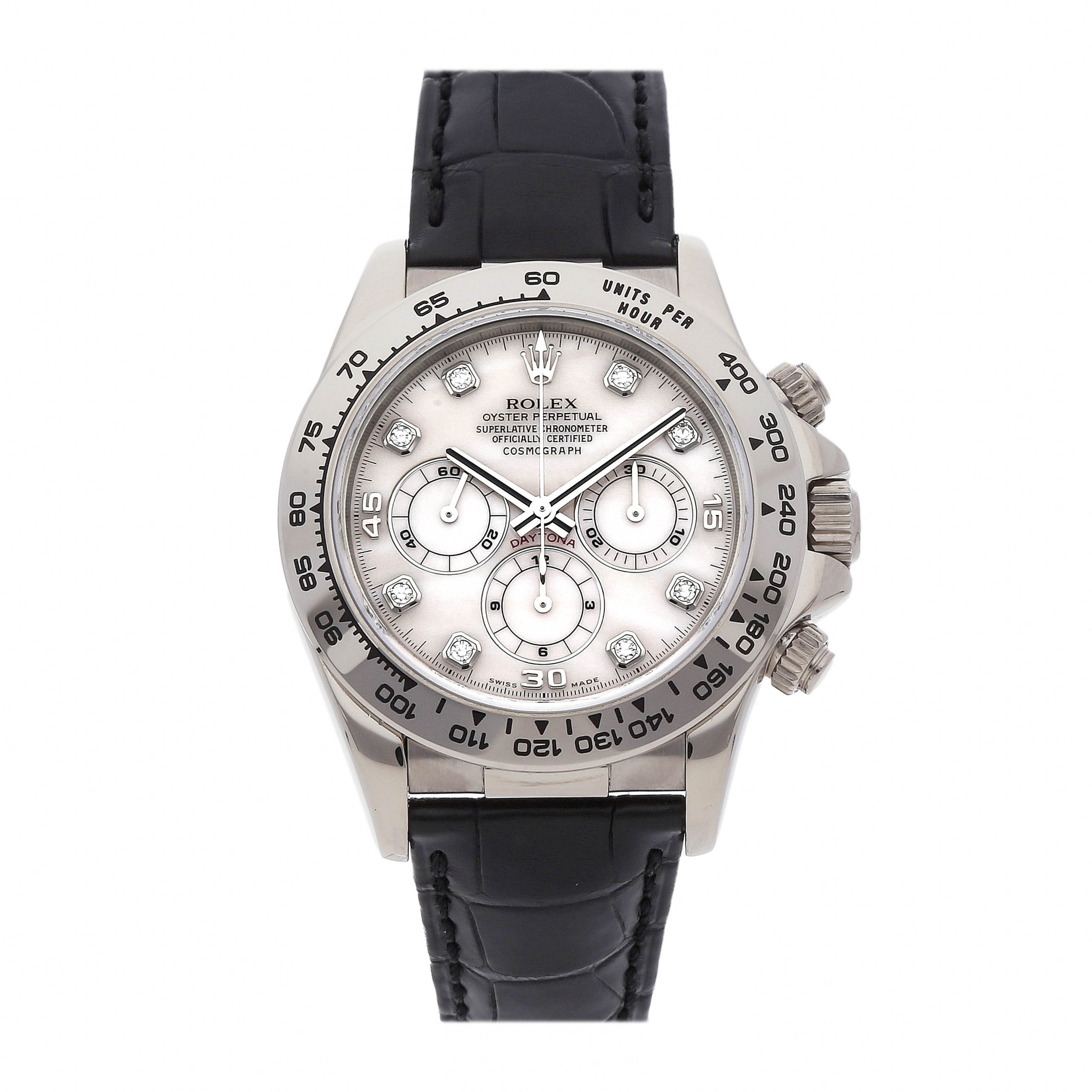 Rolex Super Clone Watch : Daytona Cosmograph 16519 PNK DIA DB