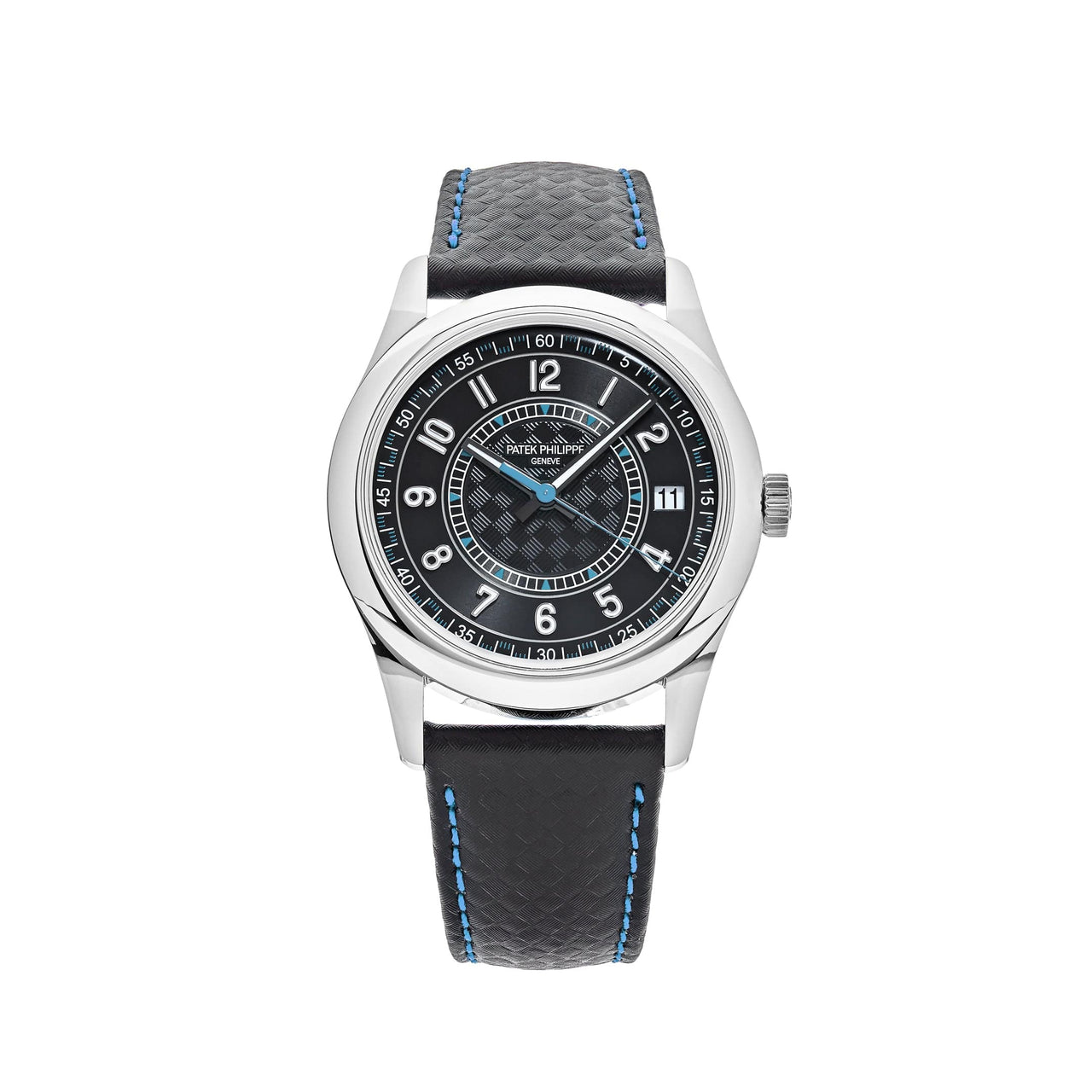 Patek Philippe Calatrava 6007G-011 White Gold Blue Accents