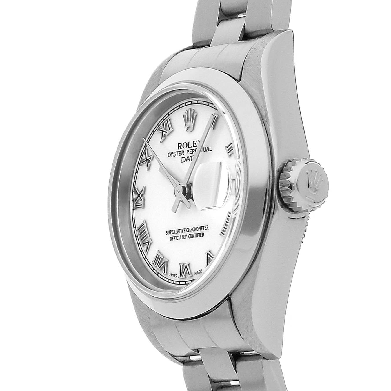 Rolex Super Clone Watch : Oyster Perpetual Date 79160 WHT ROM OYS