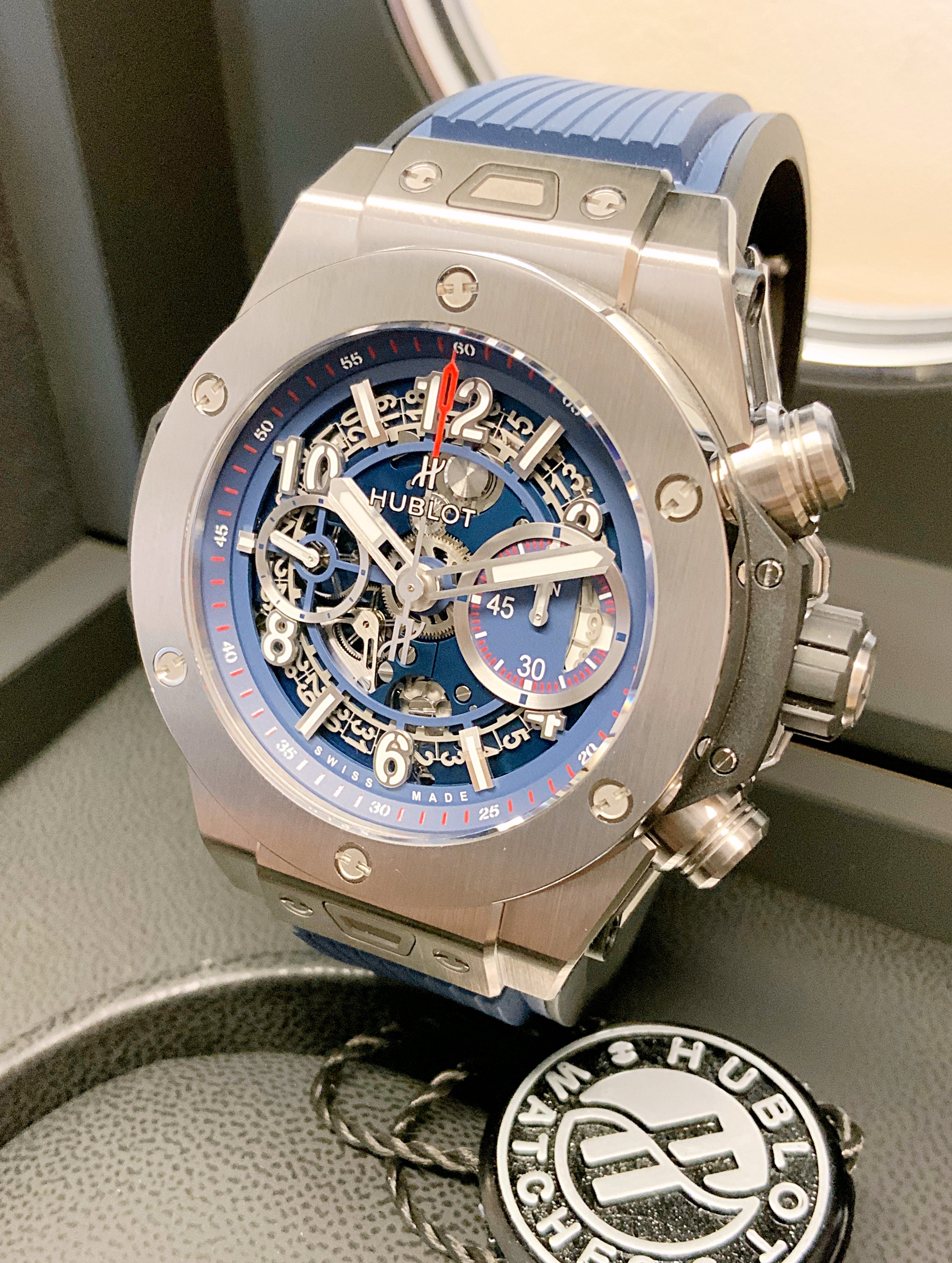 Hublot Transparent Blue Replica