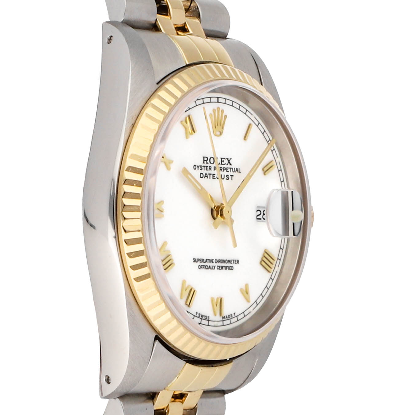 Rolex Super Clone Watch : Datejust 16233 WHT SM ROM JUB