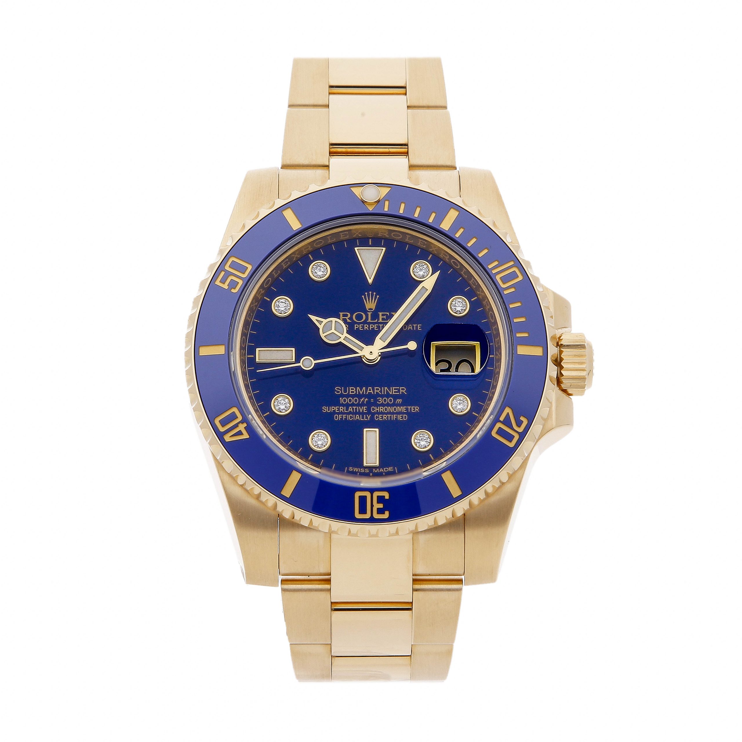 Rolex Super Clone Watch : Submariner Date 116618LB BLU DI OYS