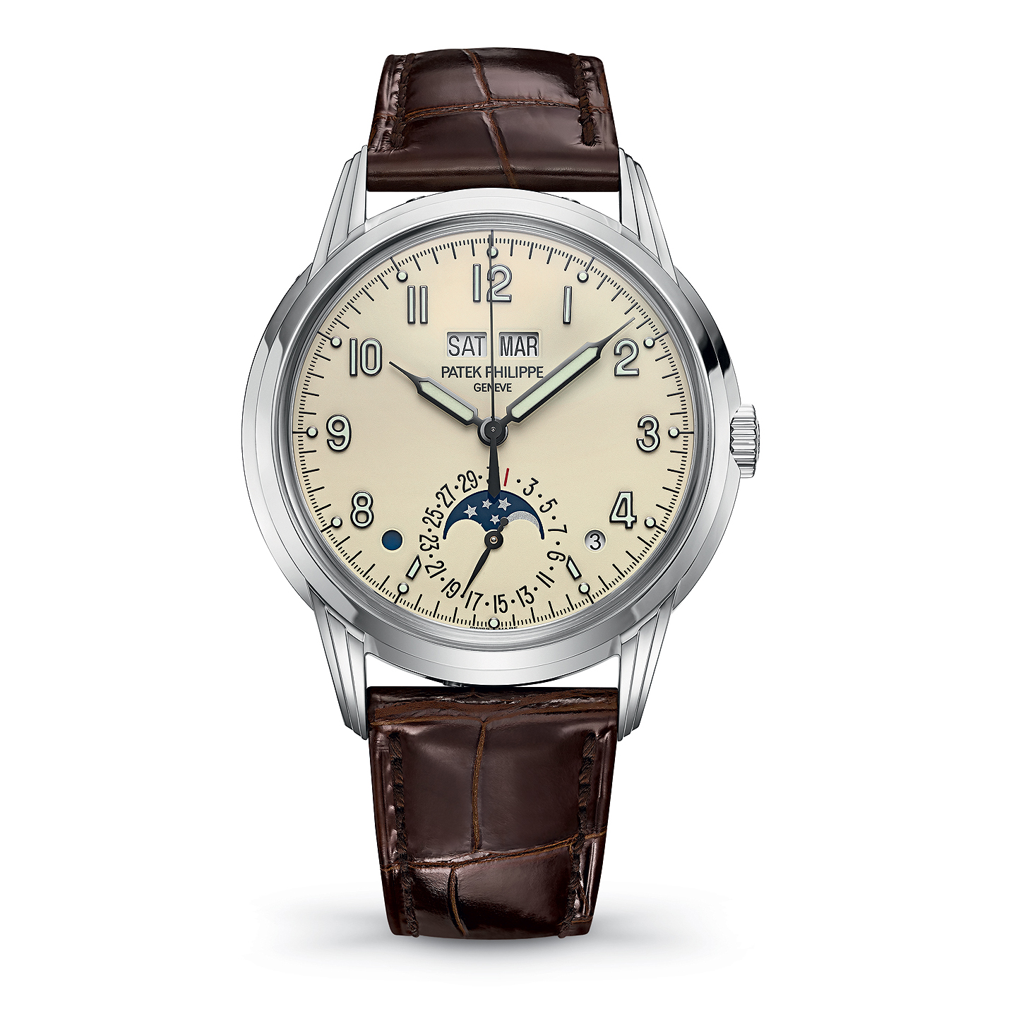 Patek Philippe Grand Complications Perpetual Calendar - White Gold - Lacquered Cream Dial