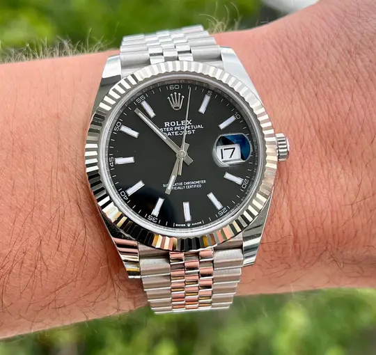 Rolex Datejust 41 Blue m126334-0017 Jubilee 18k White Gold