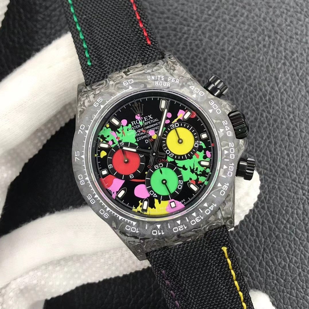 Rolex Cosmograph Daytona Carbon Motley Watch