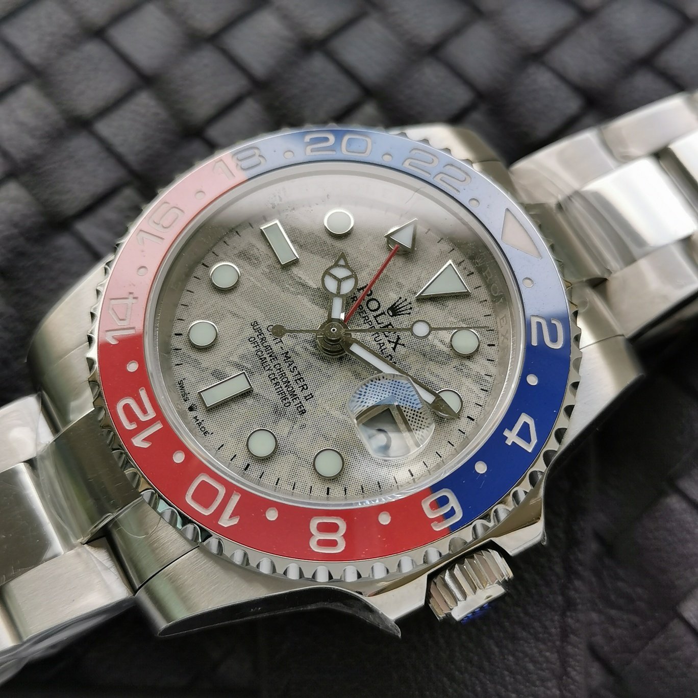 ROLEX GMT MASTER 2 METEORITE REF126719BLRO SUPER CLONE