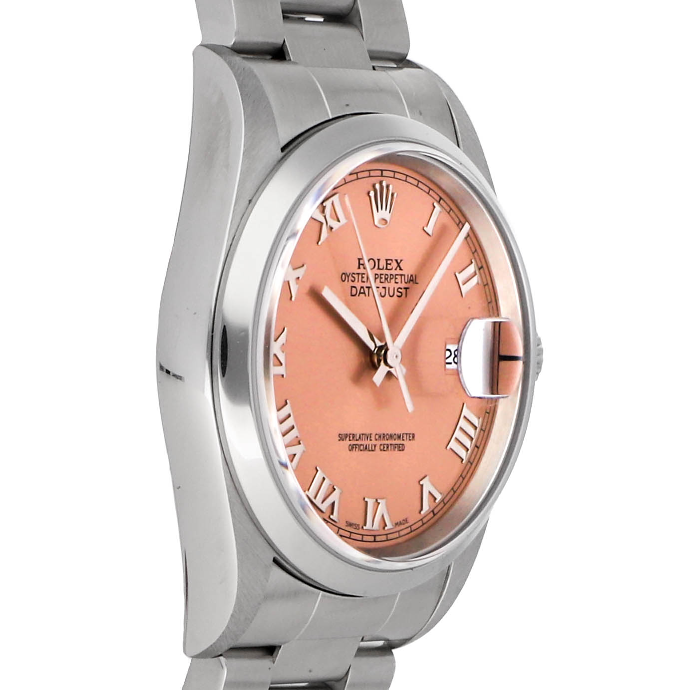 Rolex Super Clone Watch : Datejust 16200 PNK ROM OYS