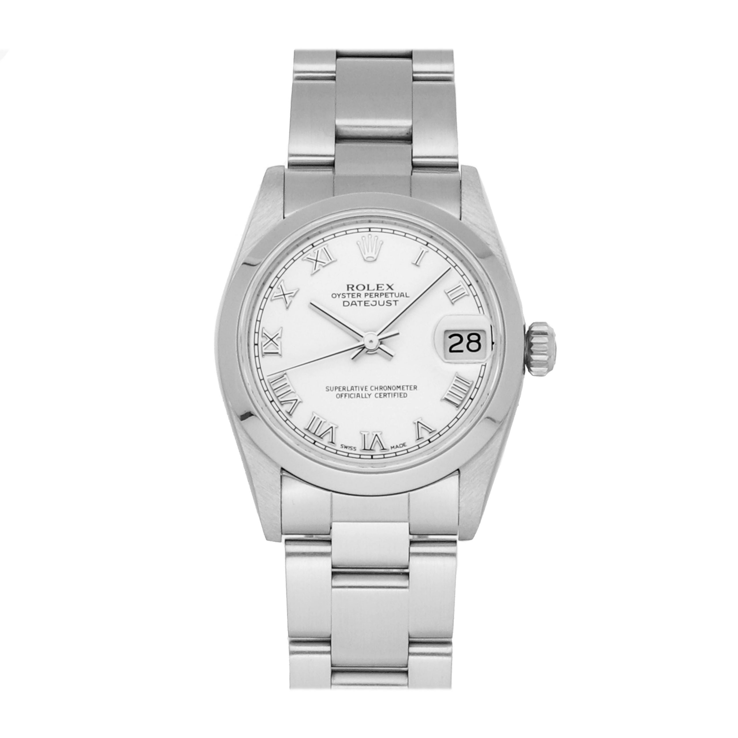 Rolex Super Clone Watch : Datejust 68240 WHT ROM OYS