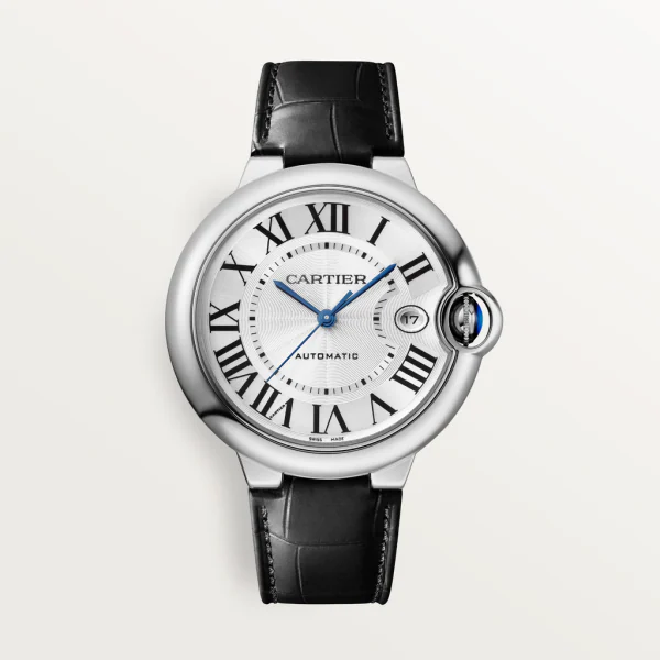 CARTIER BALLON BLEU Black Alligator Strap 40mm WSBB0039