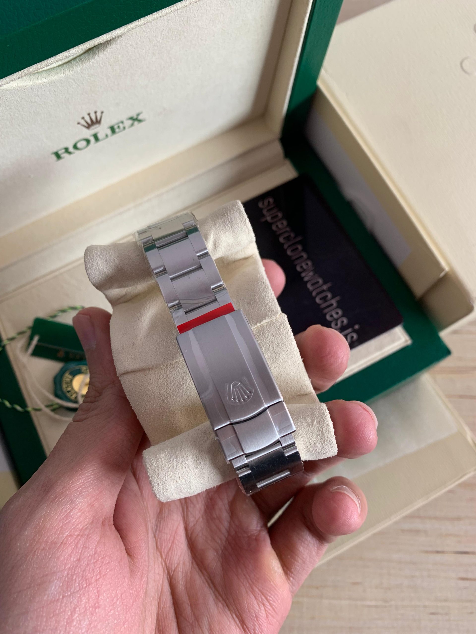 Rolex Oyster Perpetual 41 Blue Dial Super Copy 3230 Movement