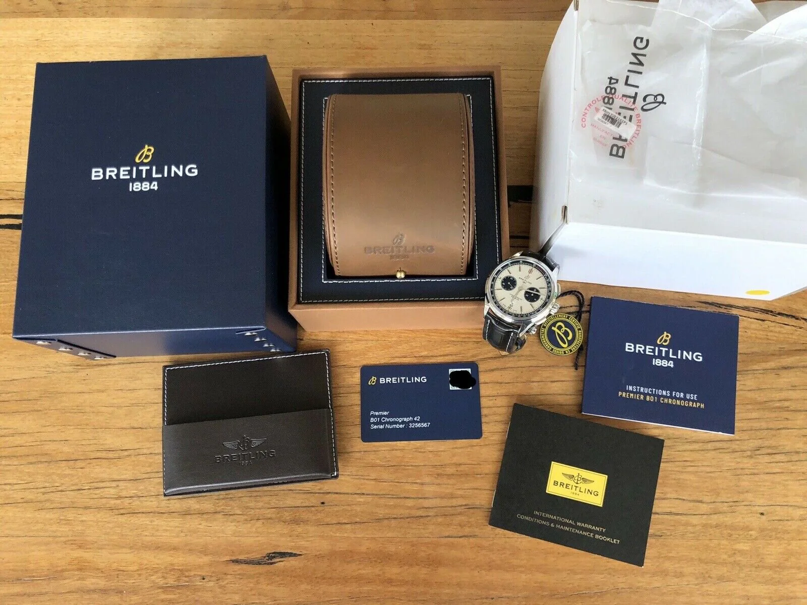 Breitling Premier Chronograph 42 Replica AB0118221G1P1