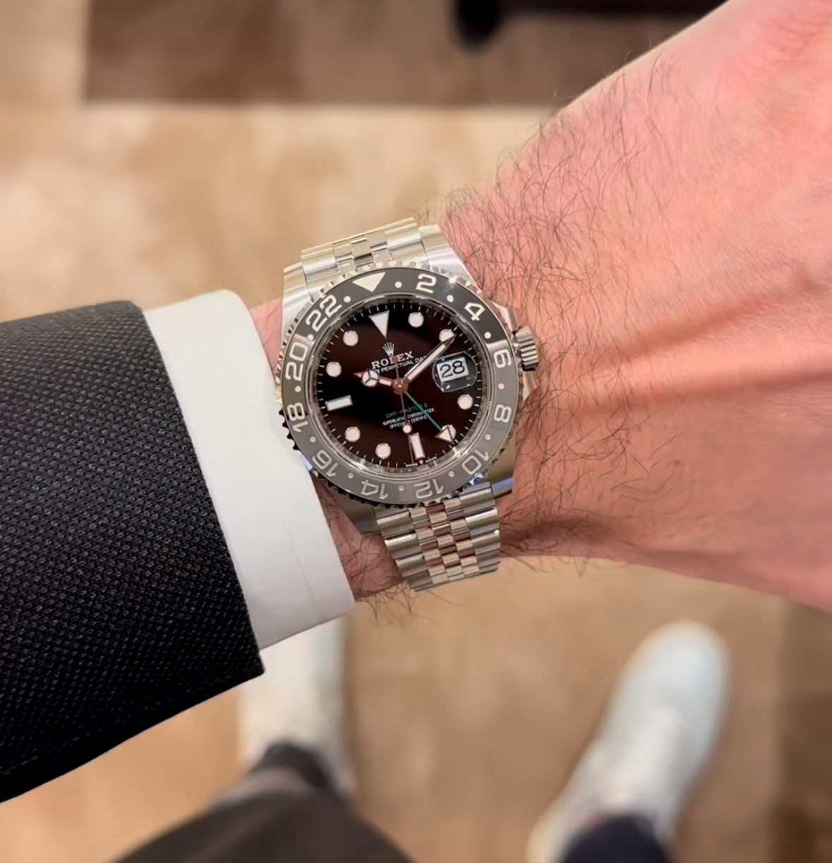 Super Clone Rolex GMT Master II Ref.126710GRNR Bruce Wayne 3285 Movement