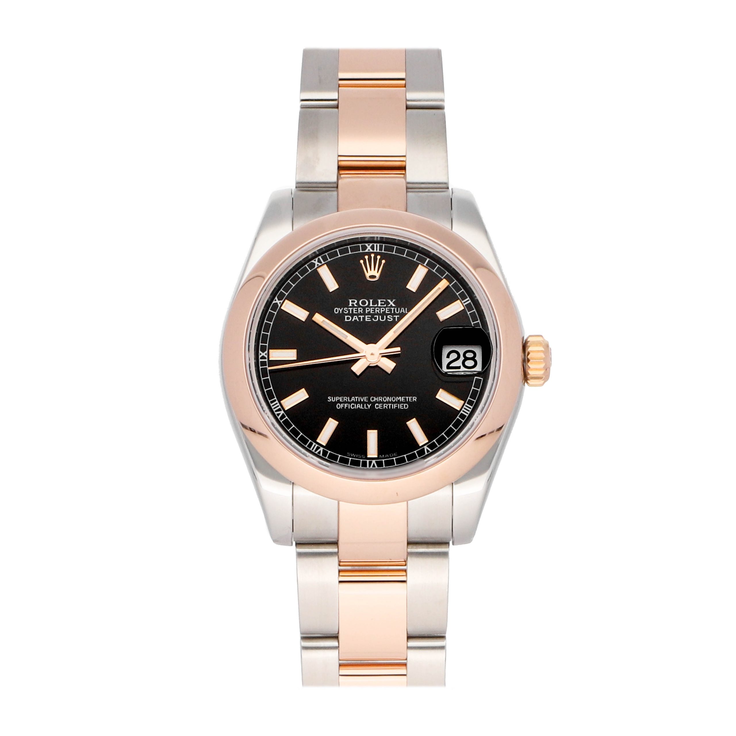 Rolex Super Clone Watch : Datejust 178241 BLK IX OYS