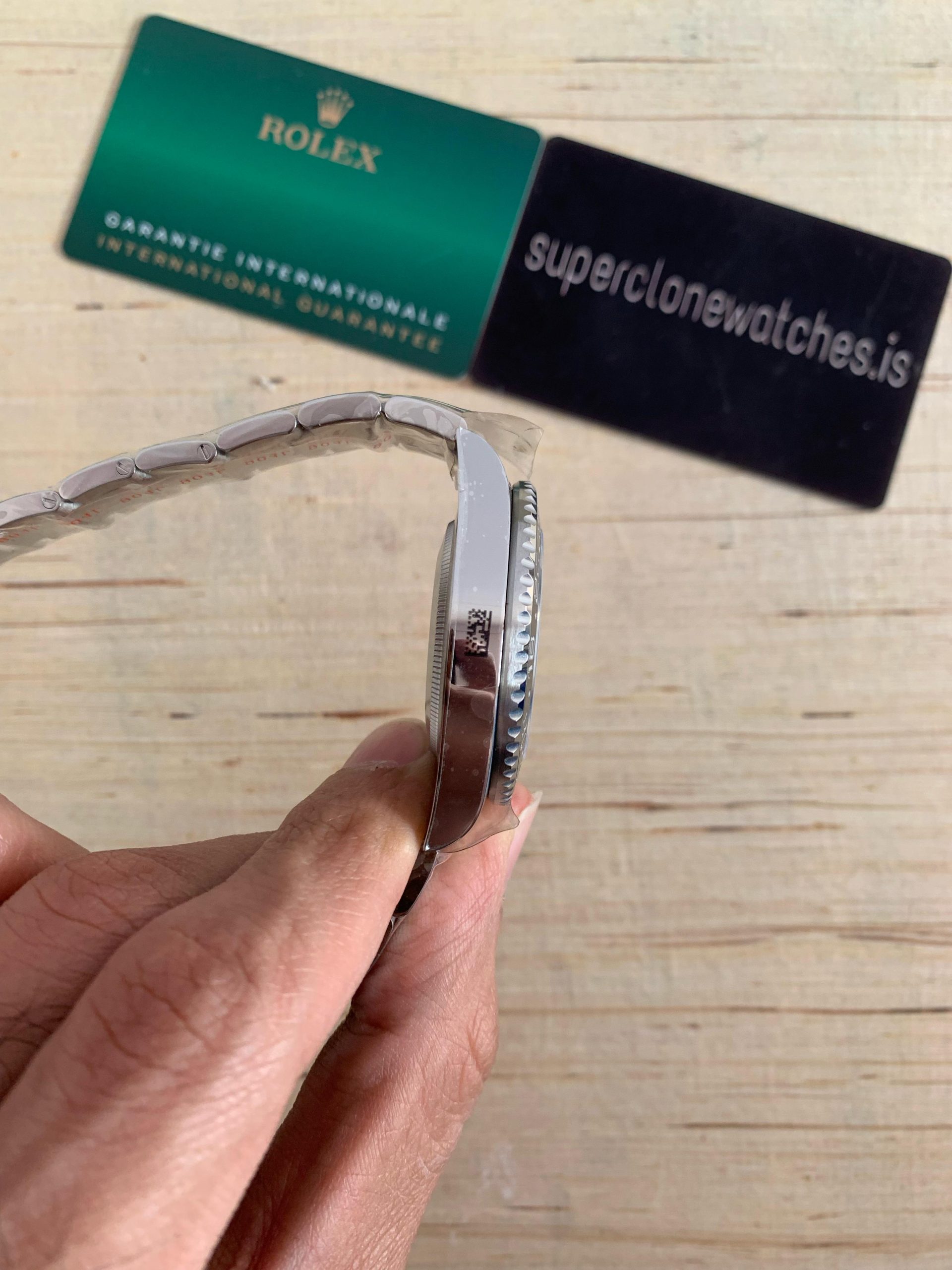 Rolex GMT Master II All Black Ref116710 Super Fake Watch With 3186 Movement