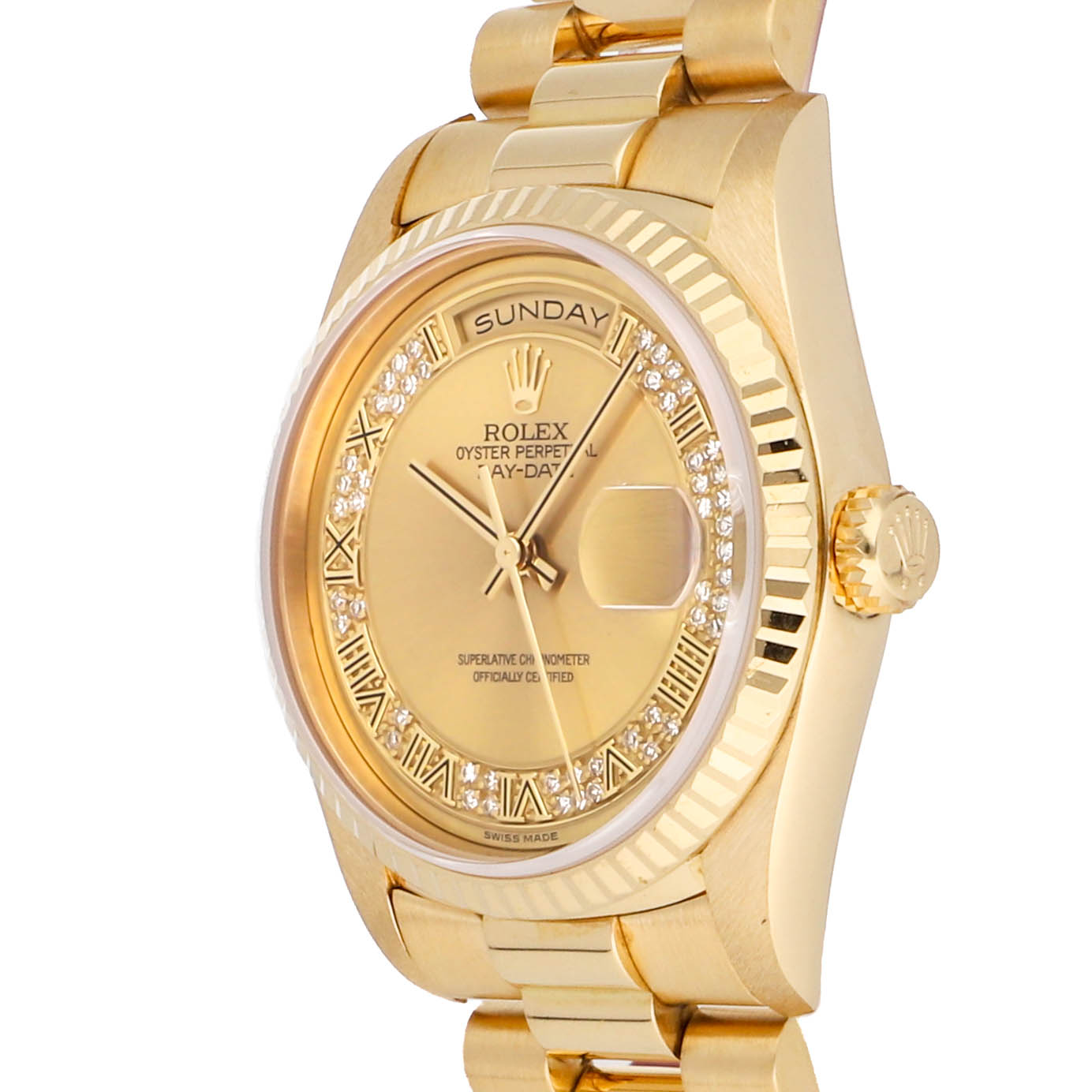 Rolex Super Clone Watch : Day-Date 18238 CHP MYR ROM PRS