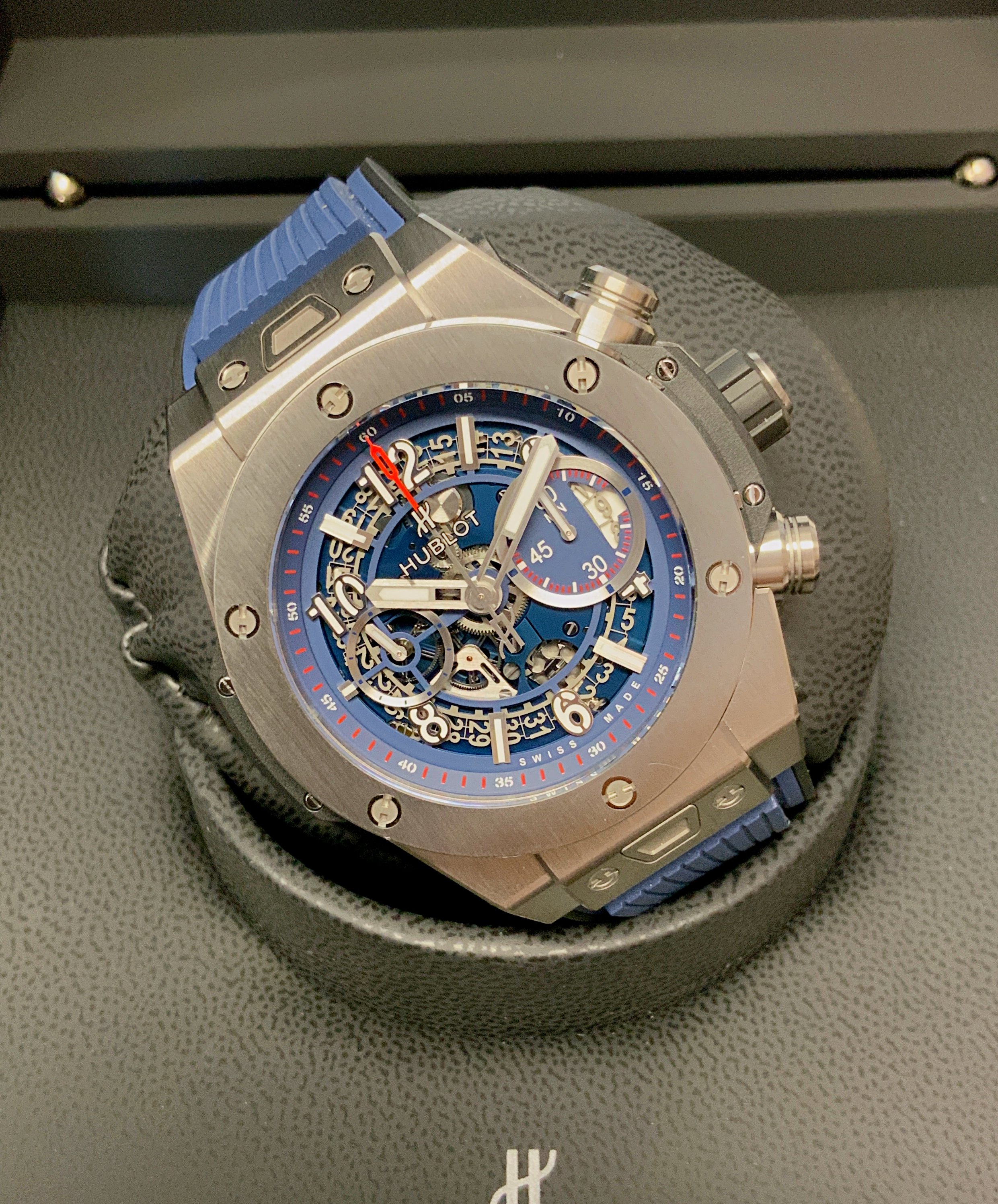 Hublot Transparent Blue Replica