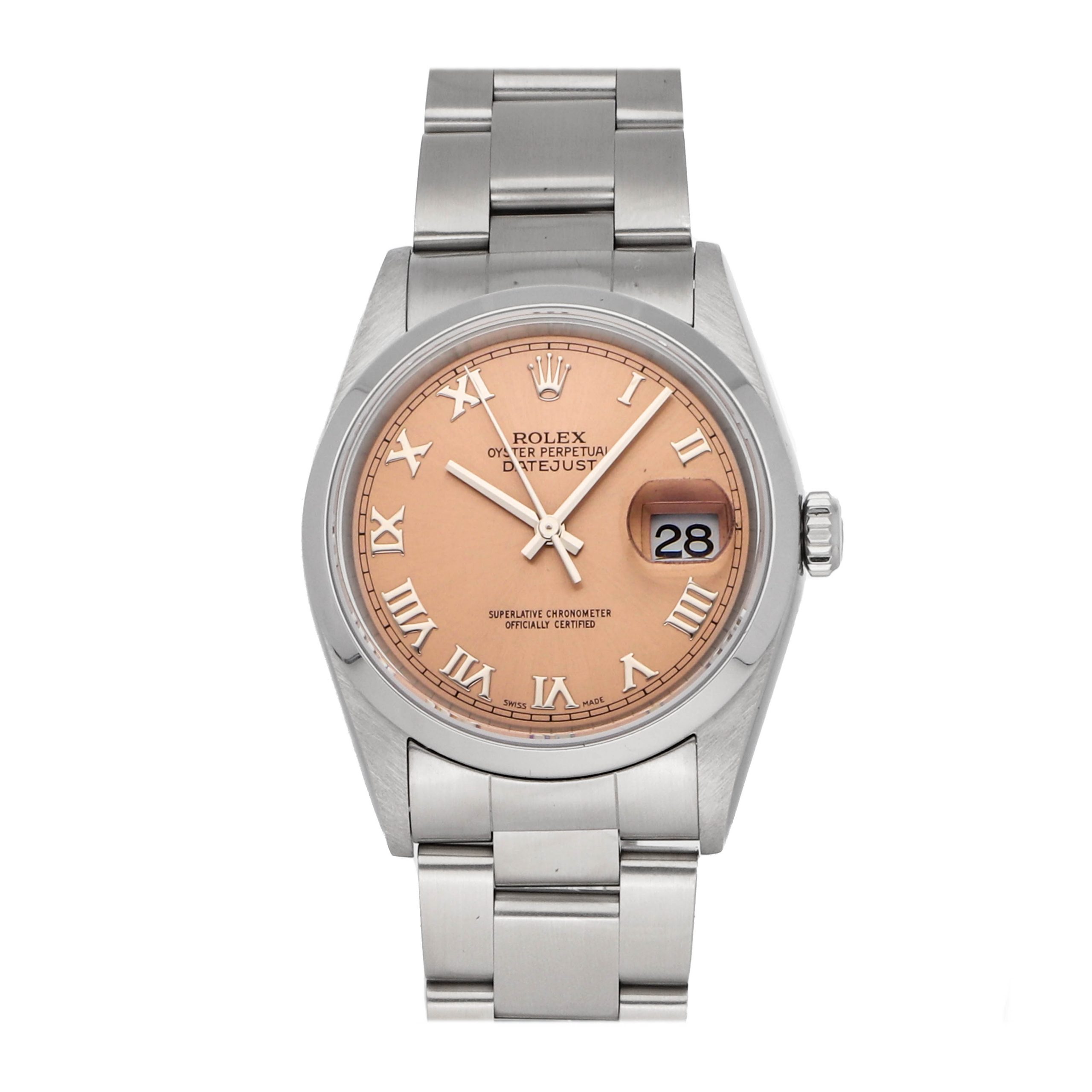 Rolex Super Clone Watch : Datejust 16200 PNK ROM OYS