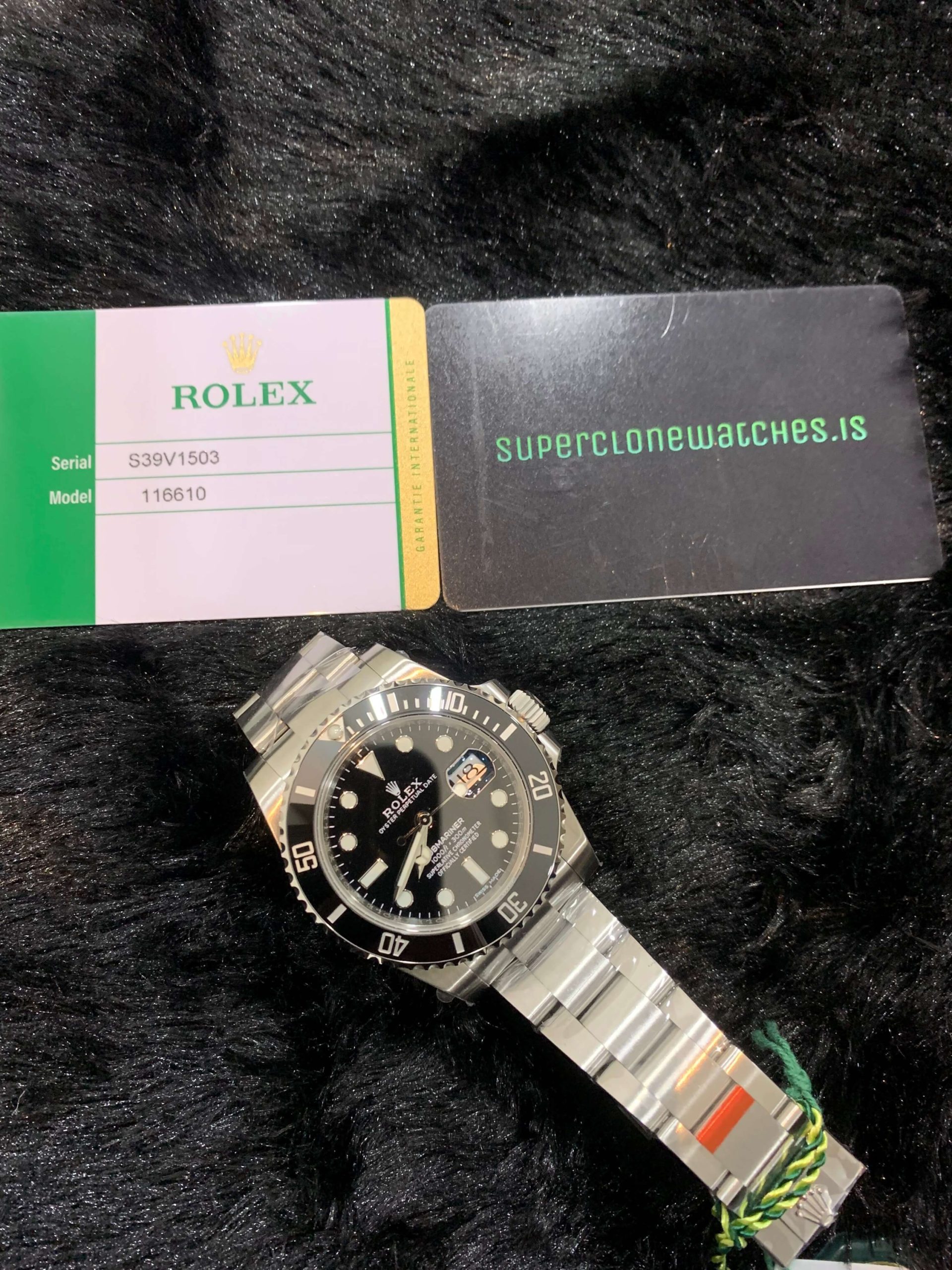 Rolex Submariner 116610 Super Clone Black Face