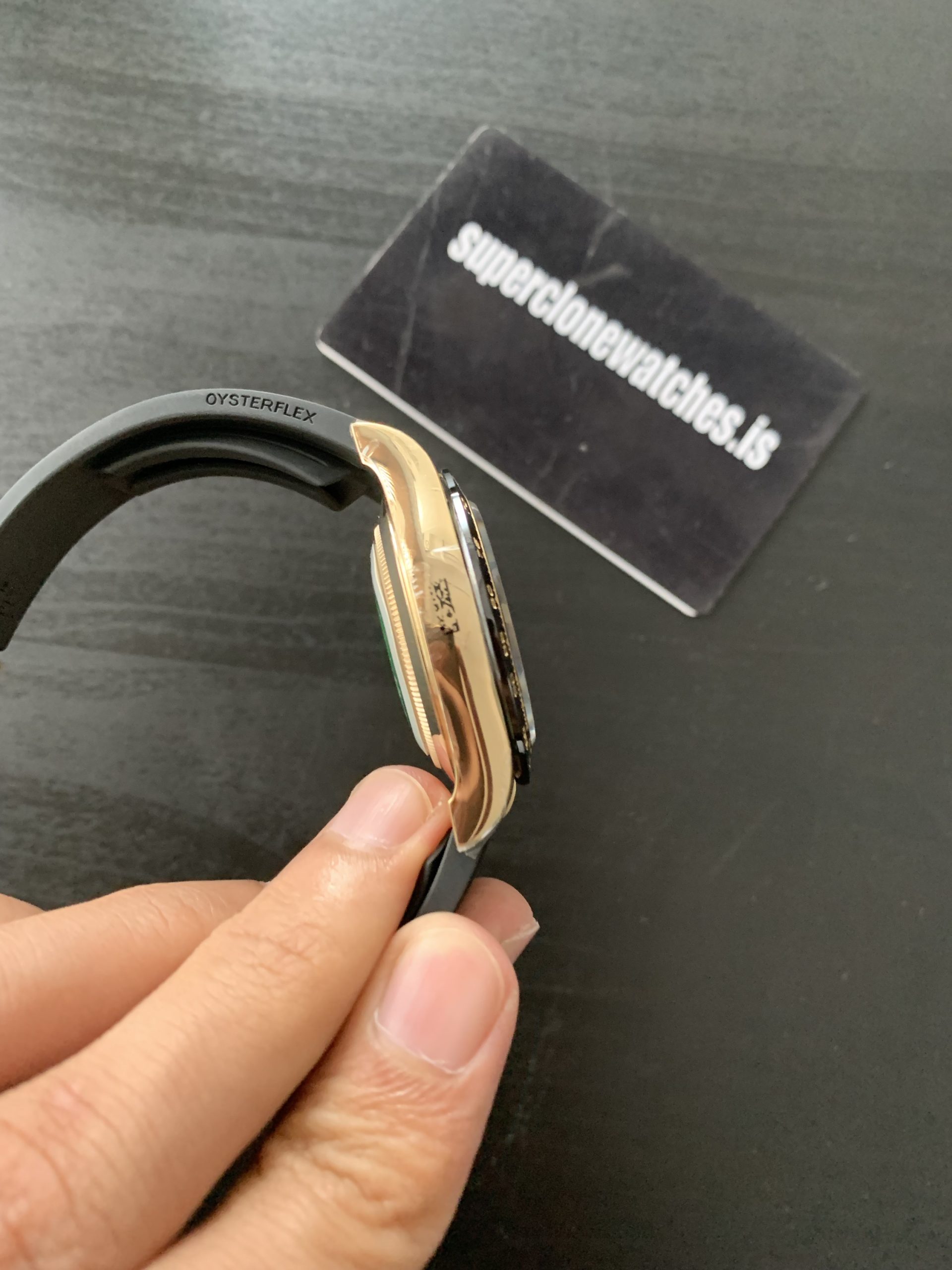 Paul Newman Rolex Daytona Ref.116518 Yellow Gold Oysterflex Replica