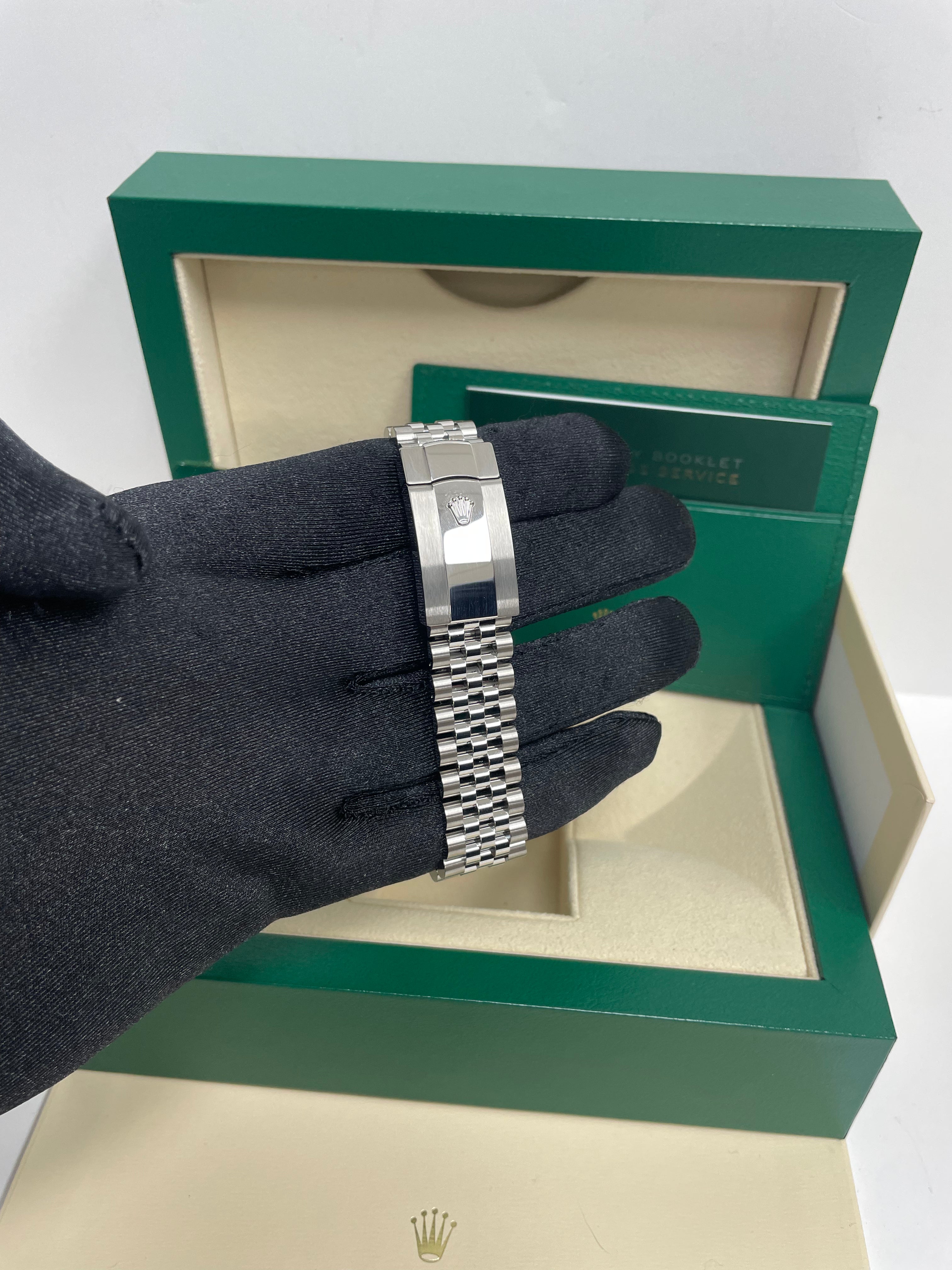 Rolex Datejust 41/ Stainless Steel & White Gold/ Dark Rhodium Index Dial/ Jubilee Bracelet (Ref# 126334)