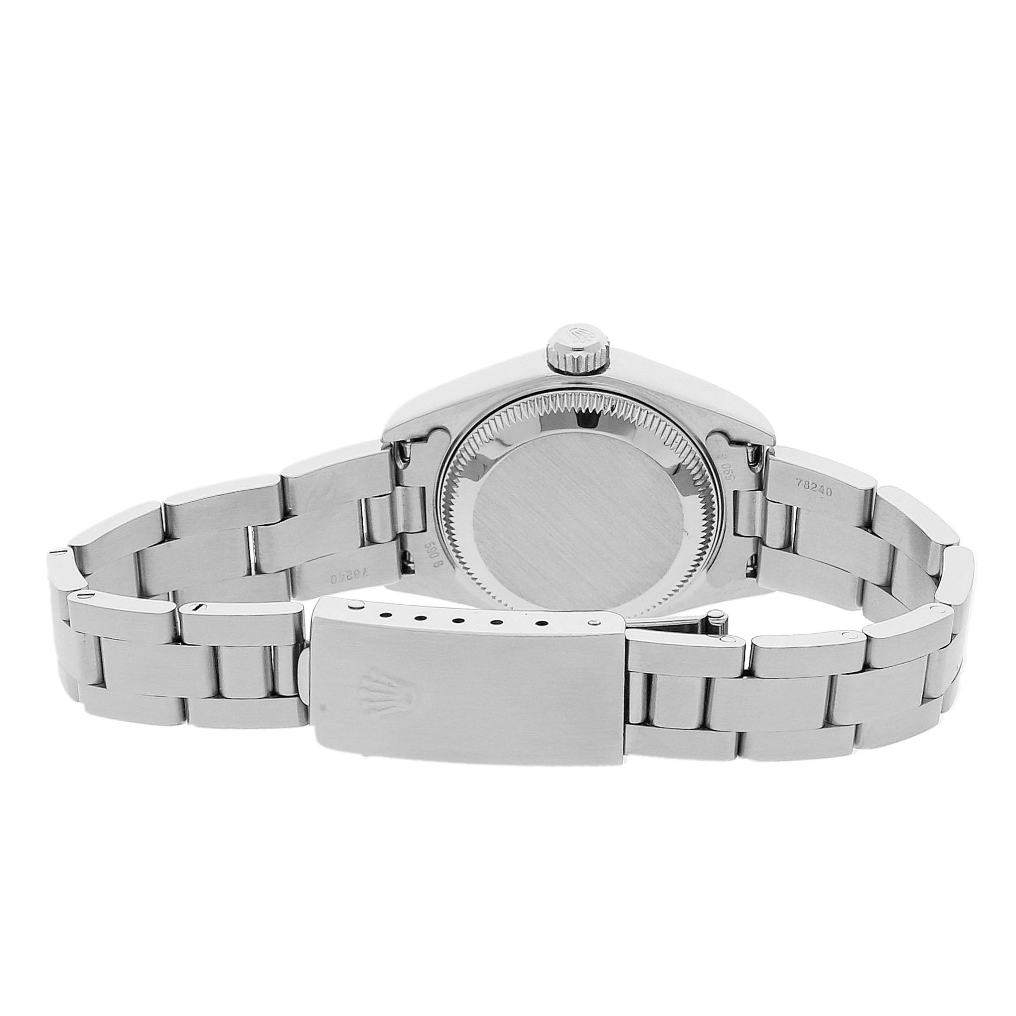 Rolex Super Clone Watch : Oyster Perpetual Date 79160 WHT ROM OYS