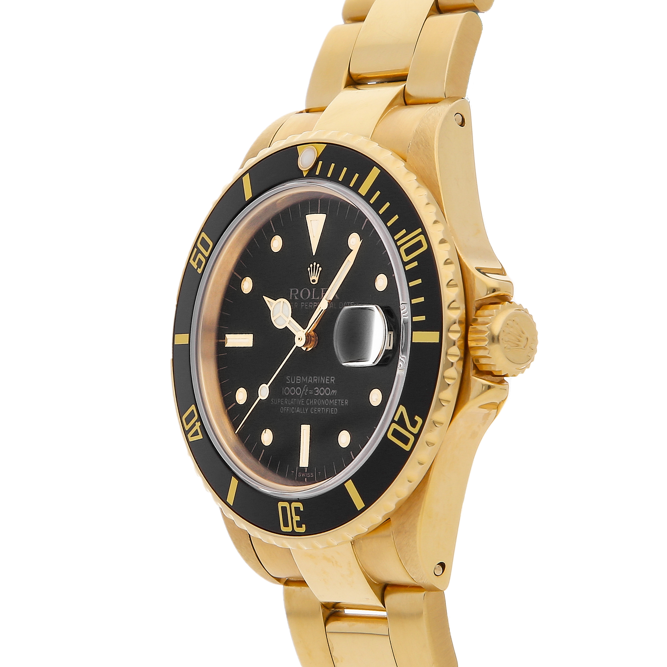 Rolex Super Clone Watch : Submariner Date 16808 BLK OYS