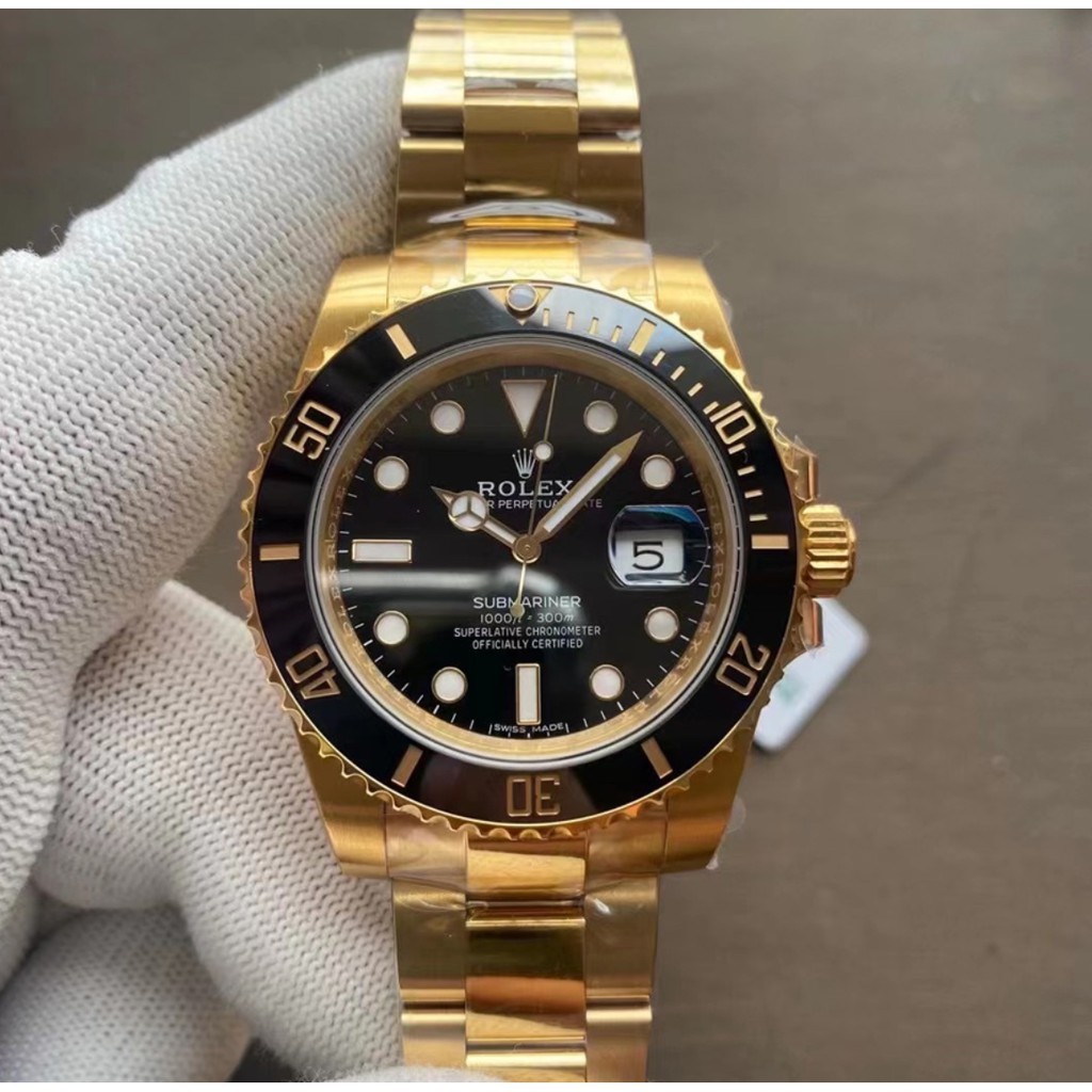 Rolex Submariner 116618LN-97208 black dial watch